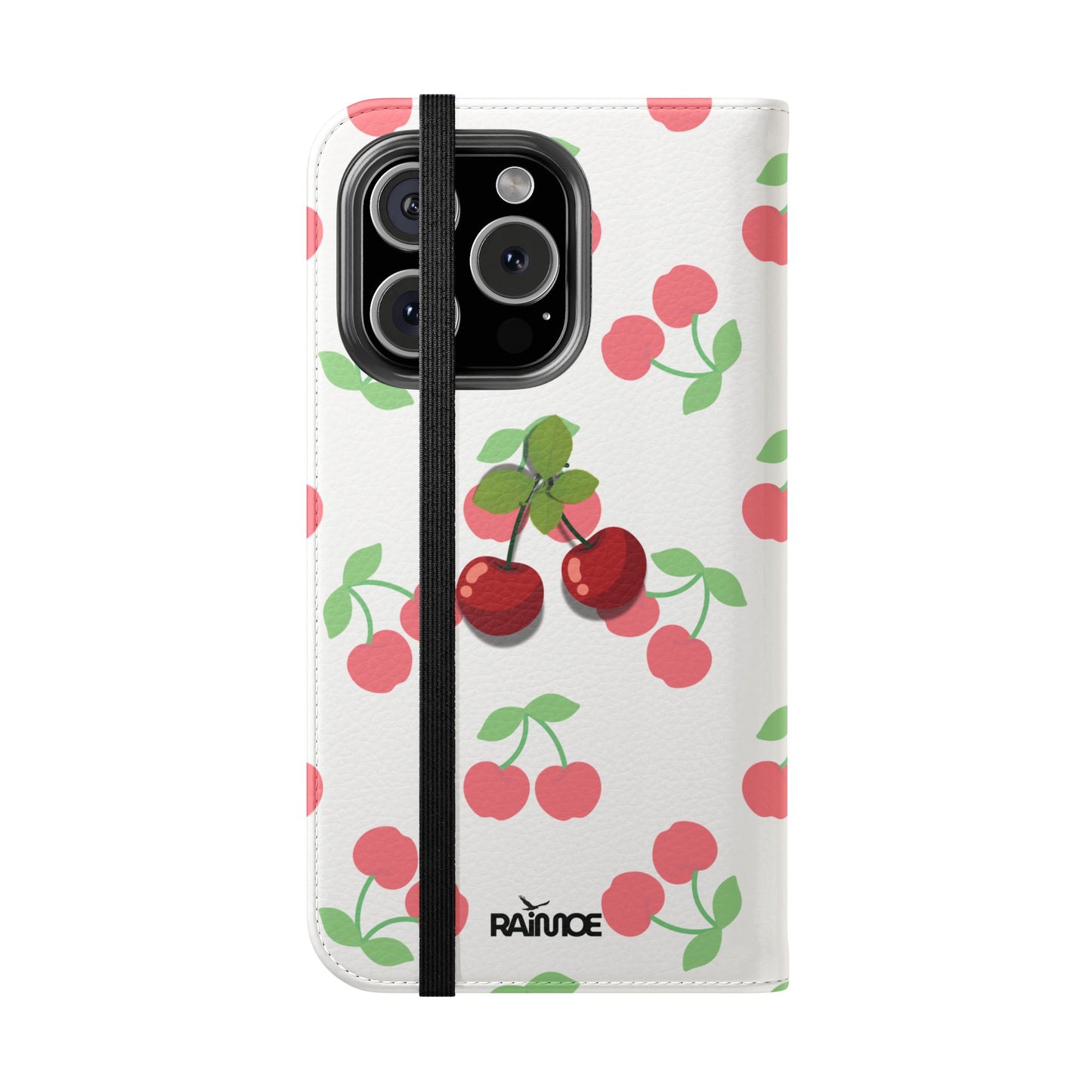 Funda con tapa para iPhone Red Cherry