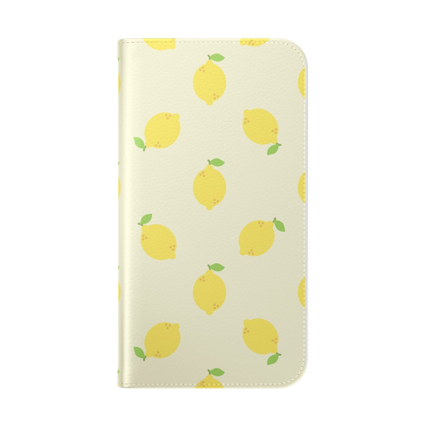 Funda con tapa para iPhone "Locura de limón"