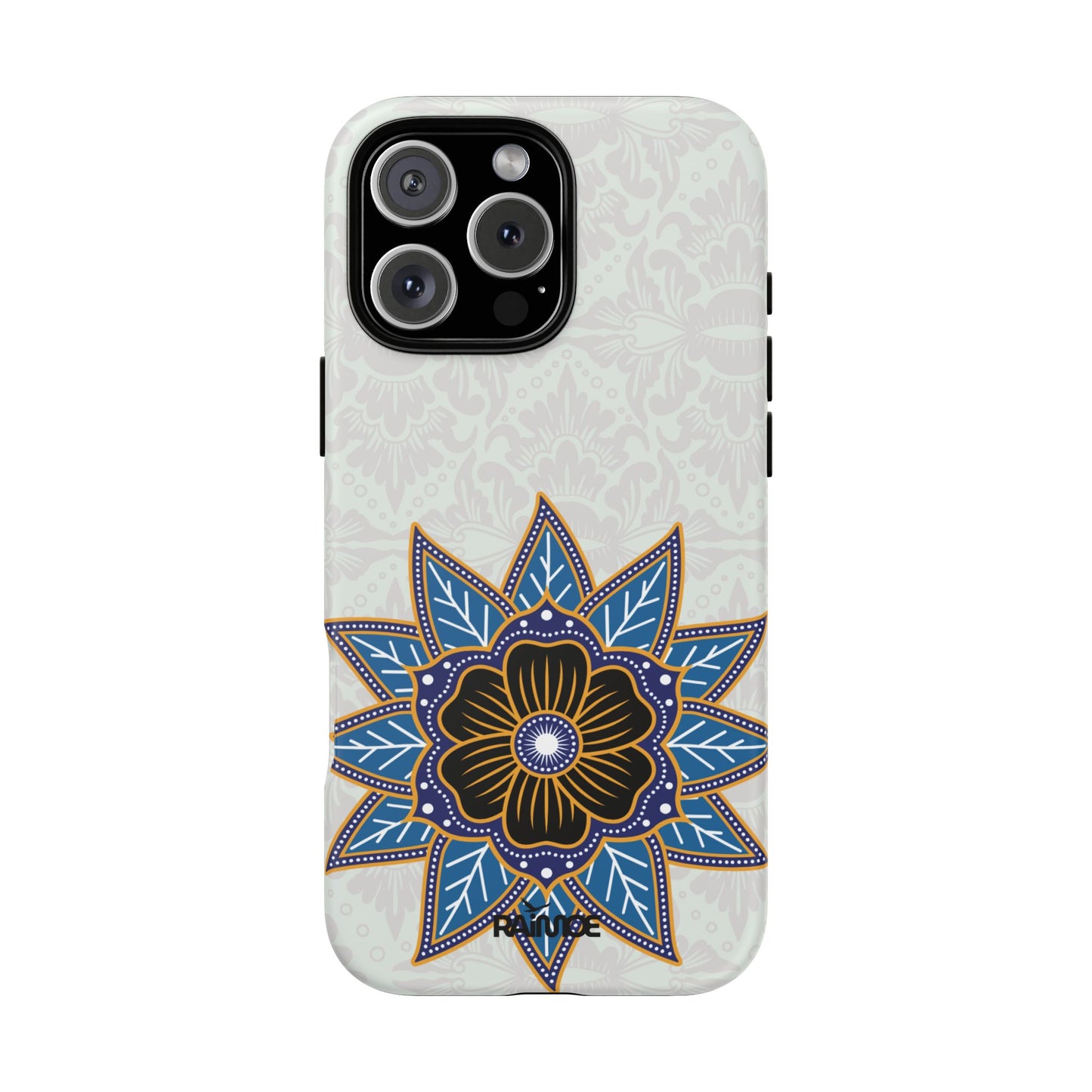Blue Bloom - Funda resistente para iPhone (mate)