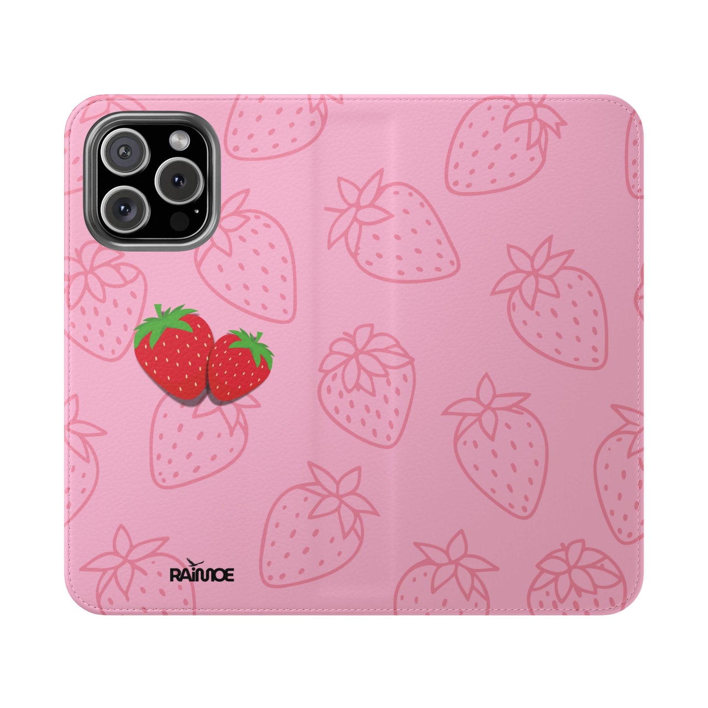Fresa jugosa - Funda abatible para iPhone