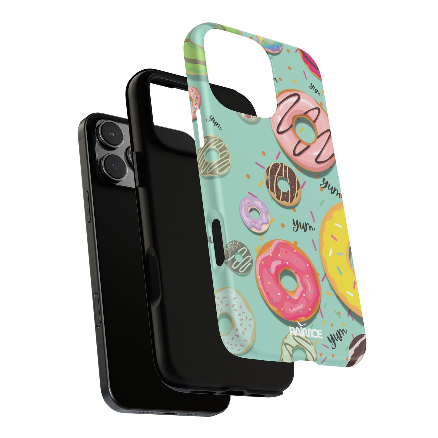 ドーナツ ラバー - iPhone タフケース (マット)