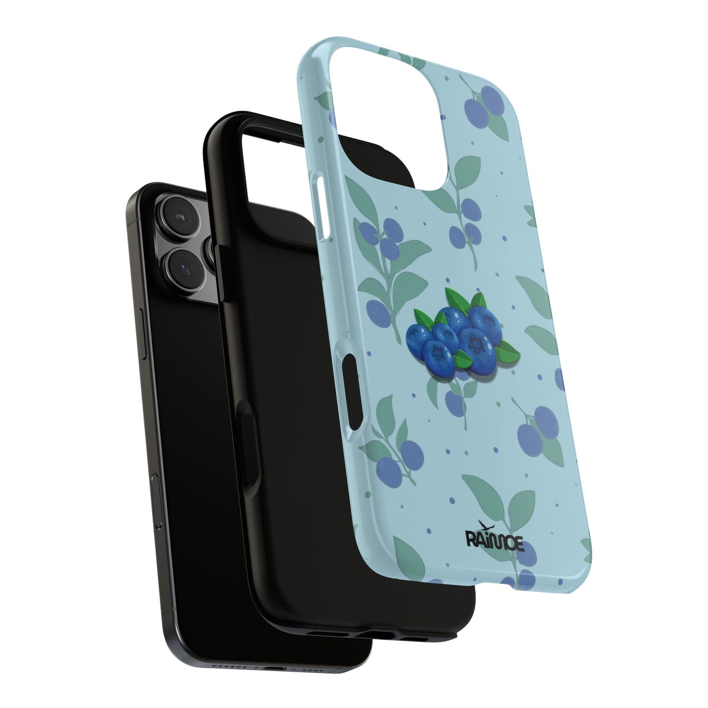 Blueberries Burst - iPhone Tough Case (Glossy)