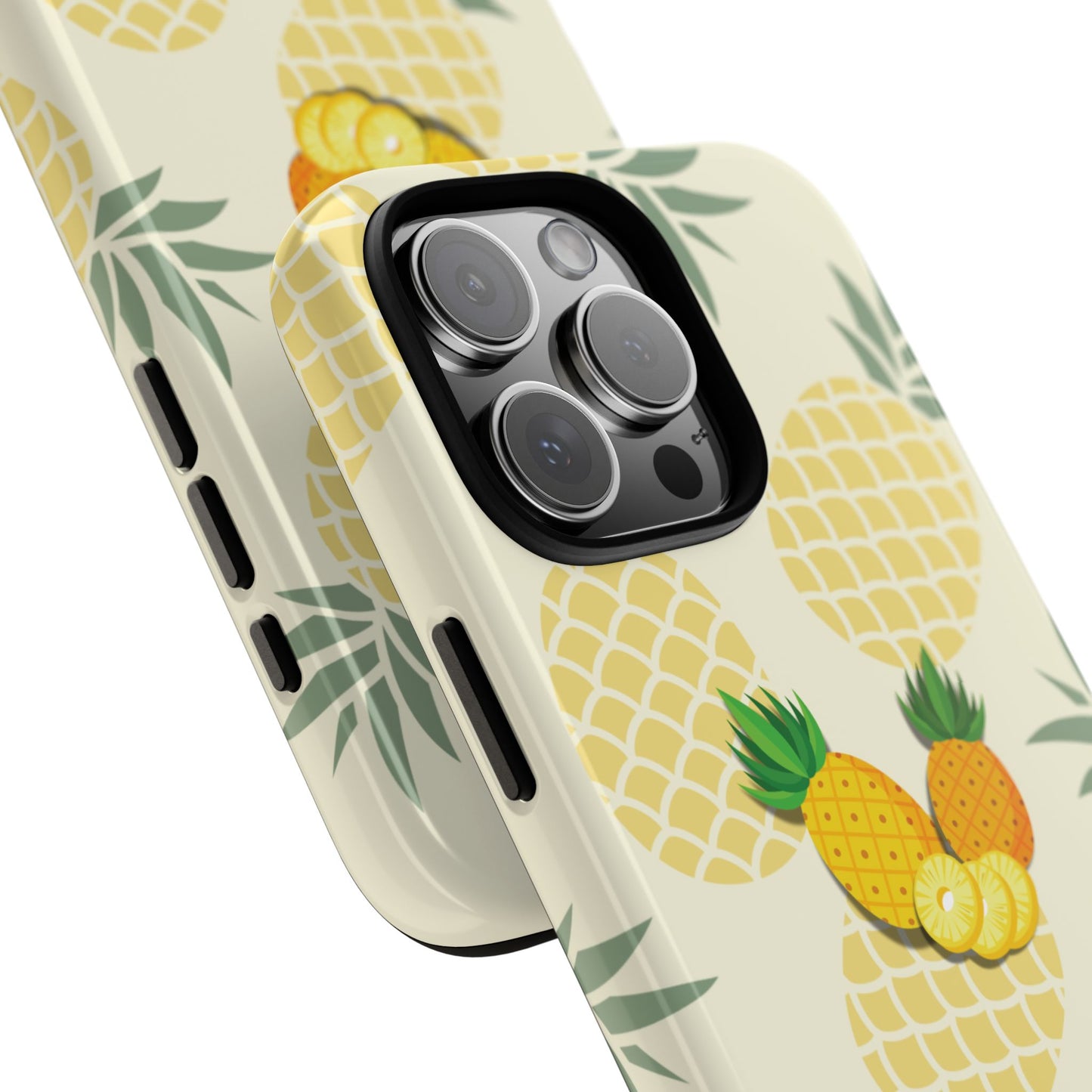 Tropical Pineapple - iPhone Tough Case (Glossy)