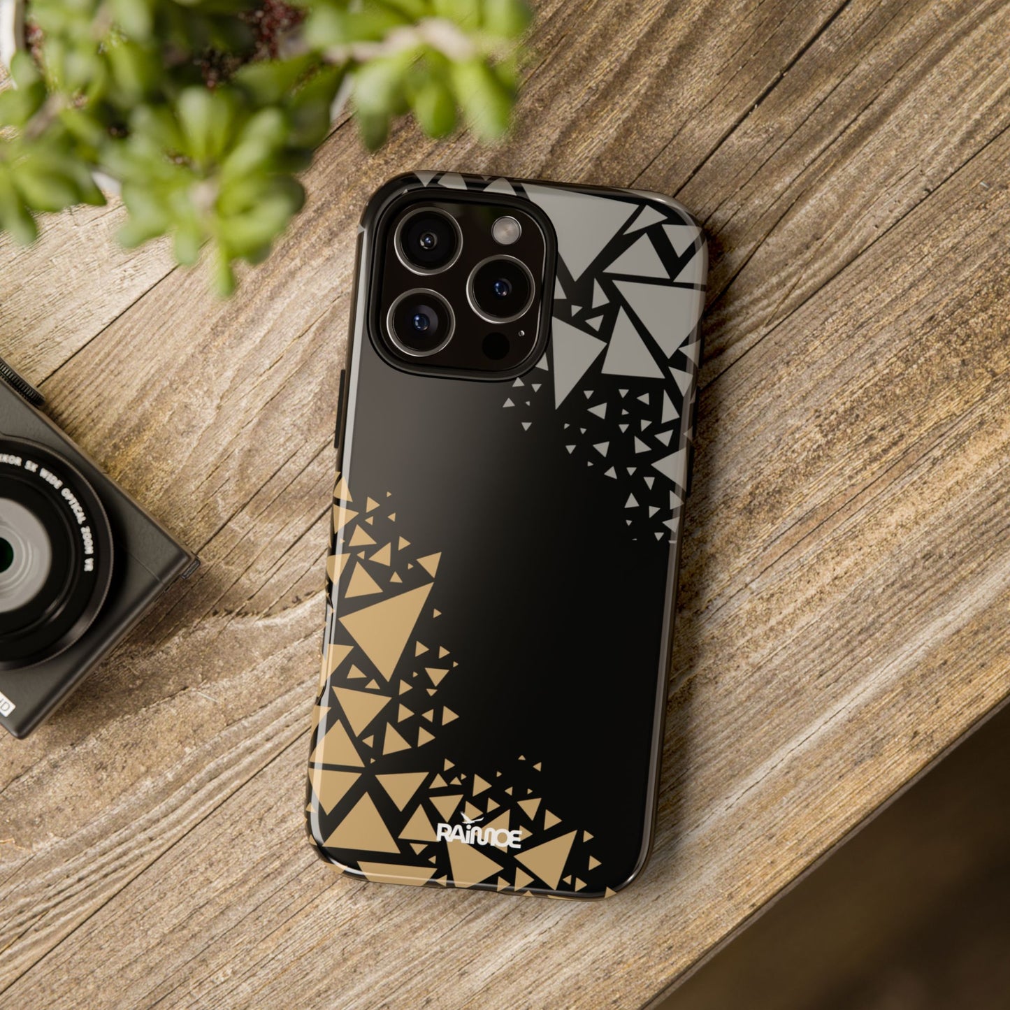 Triangles Web - iPhone Tough Case (Glossy)