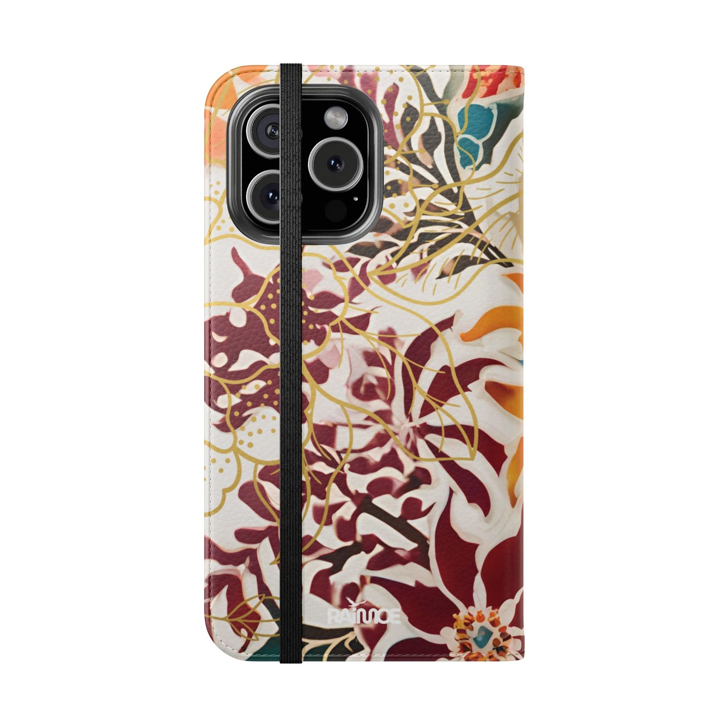 Auburn Floral - Funda abatible para iPhone