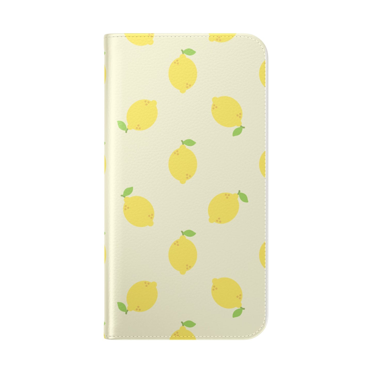 Funda con tapa para iPhone "Locura de limón"