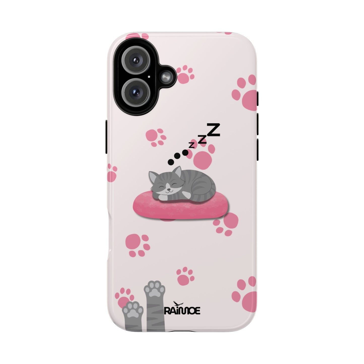 Kitty Cutie - Funda resistente para iPhone (brillante)
