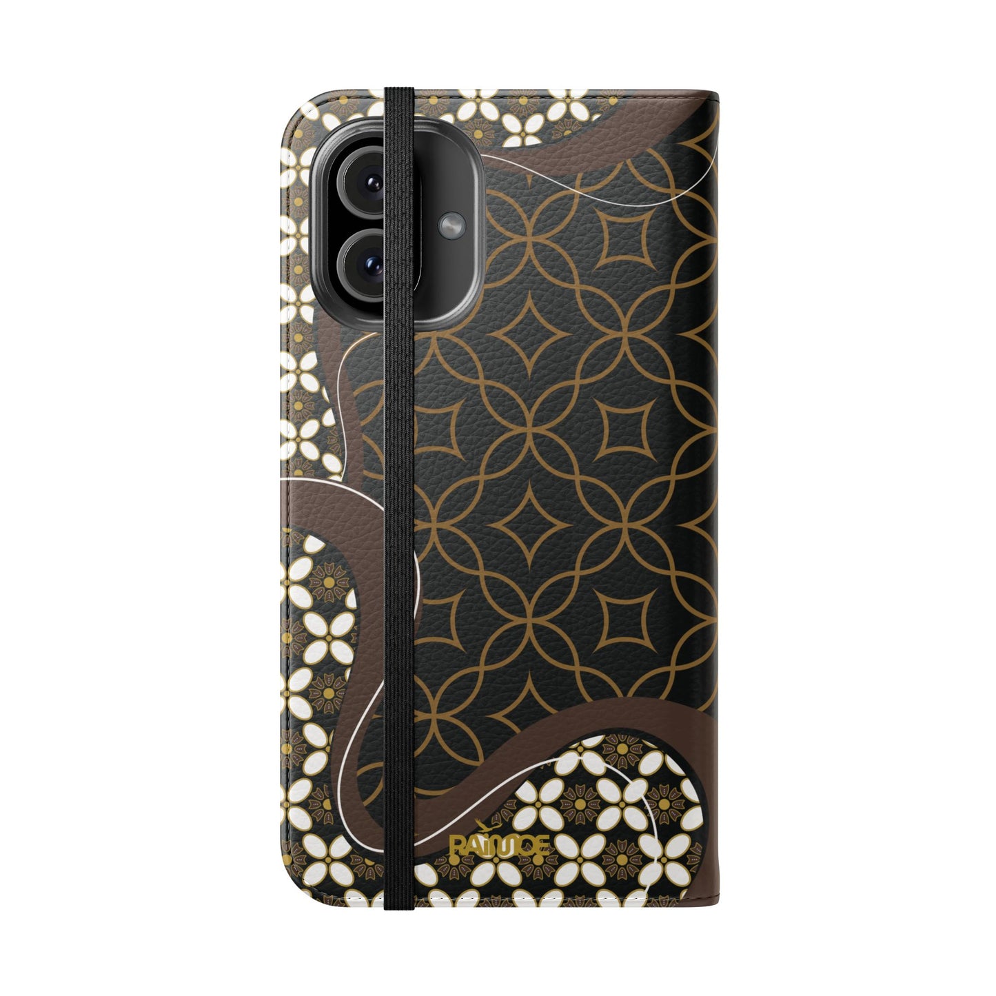 ベーシックプリント - iPhone フリップケース