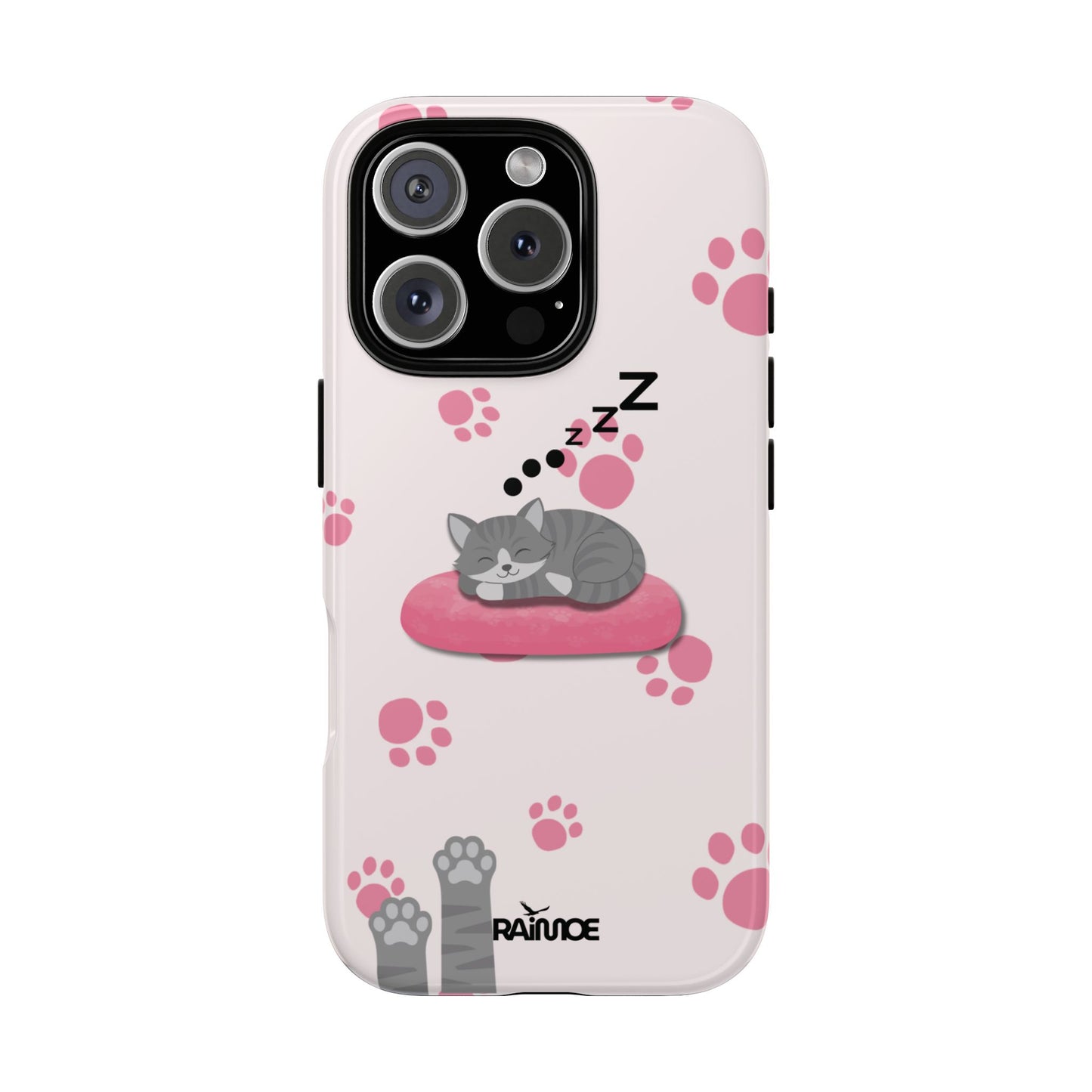 Kitty Cutie - Funda resistente para iPhone (brillante)