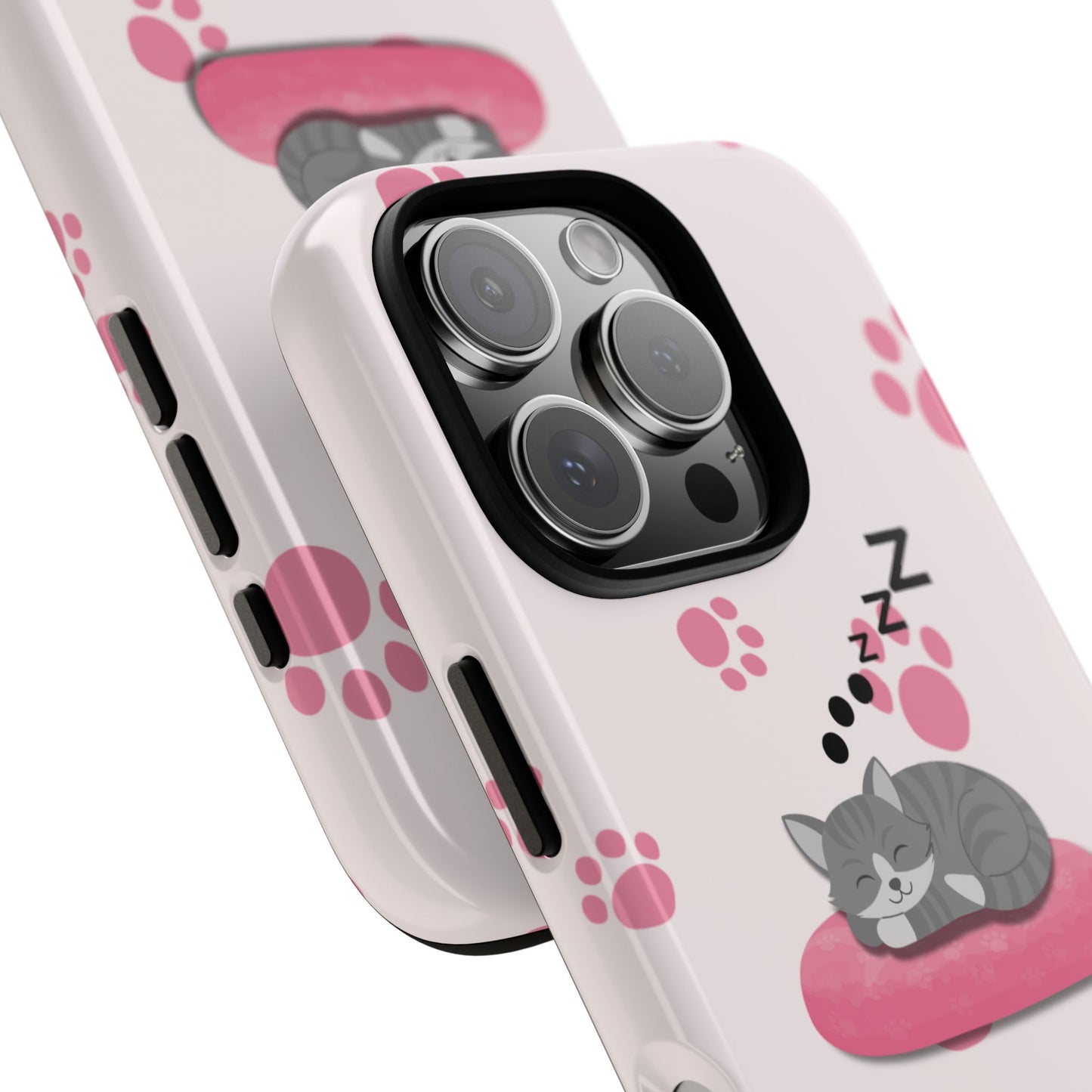 Kitty Cutie - Funda resistente para iPhone (brillante)