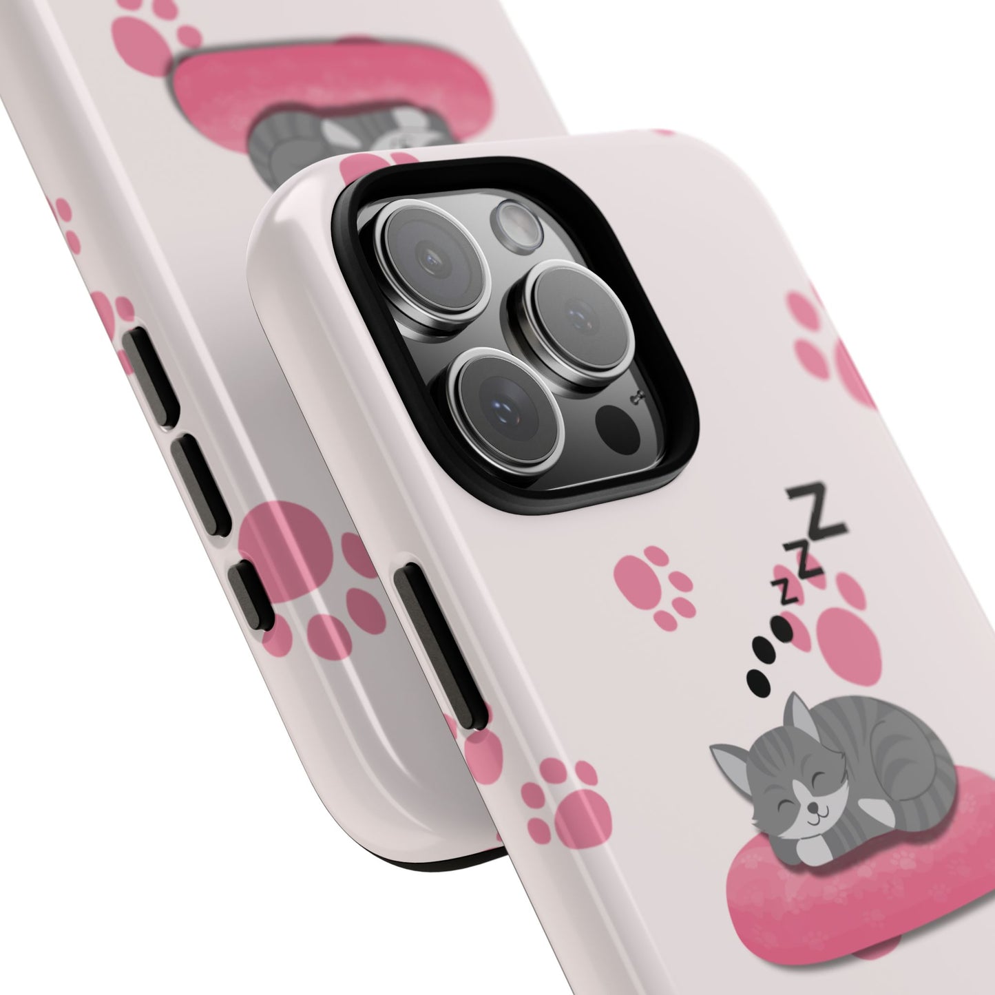 Kitty Cutie - Funda resistente para iPhone (brillante)
