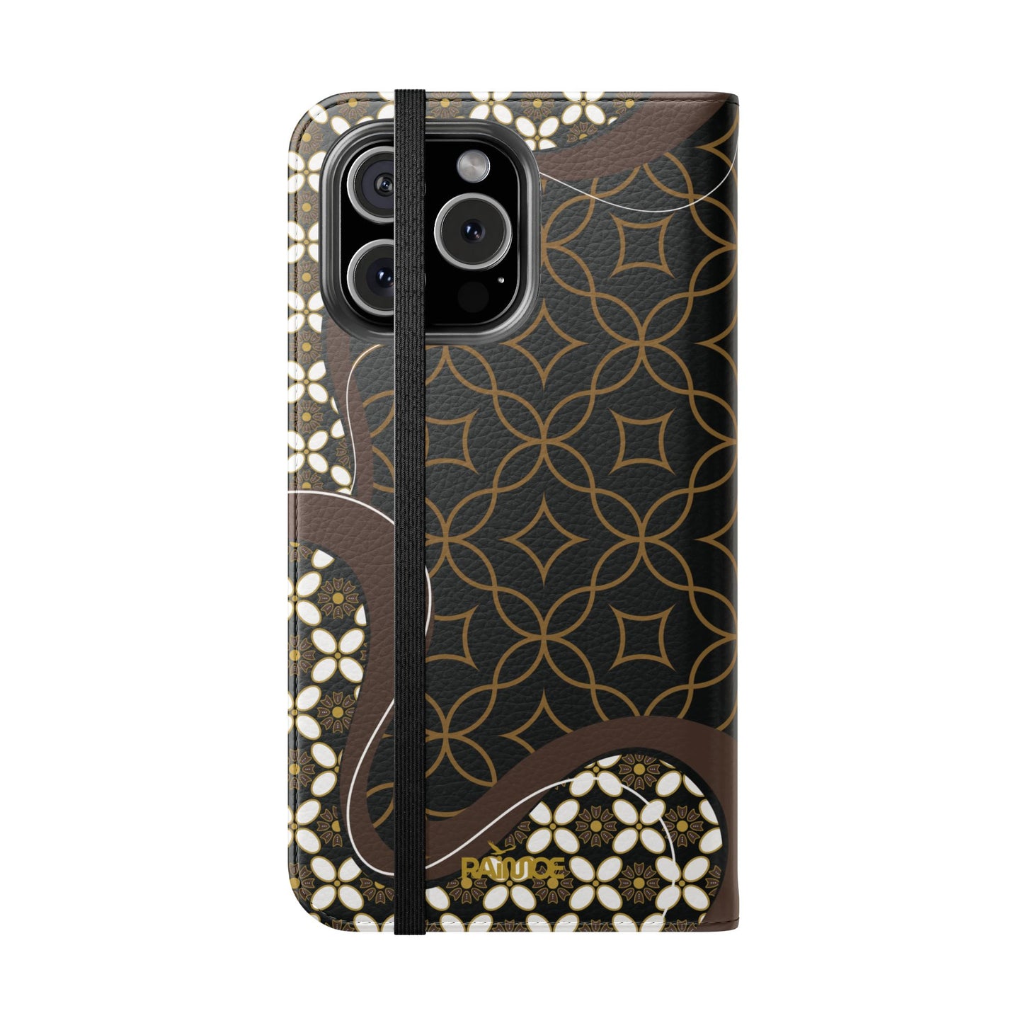 ベーシックプリント - iPhone フリップケース
