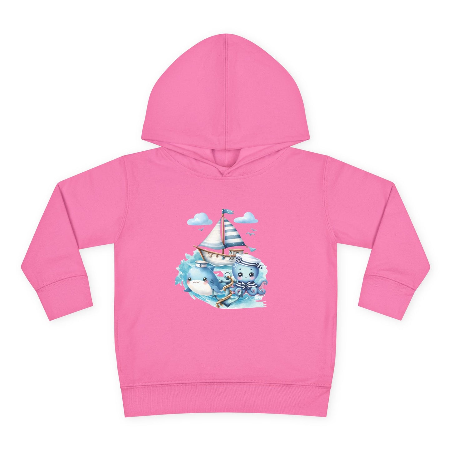Nautical Sea Toddler Fleece Hoodie