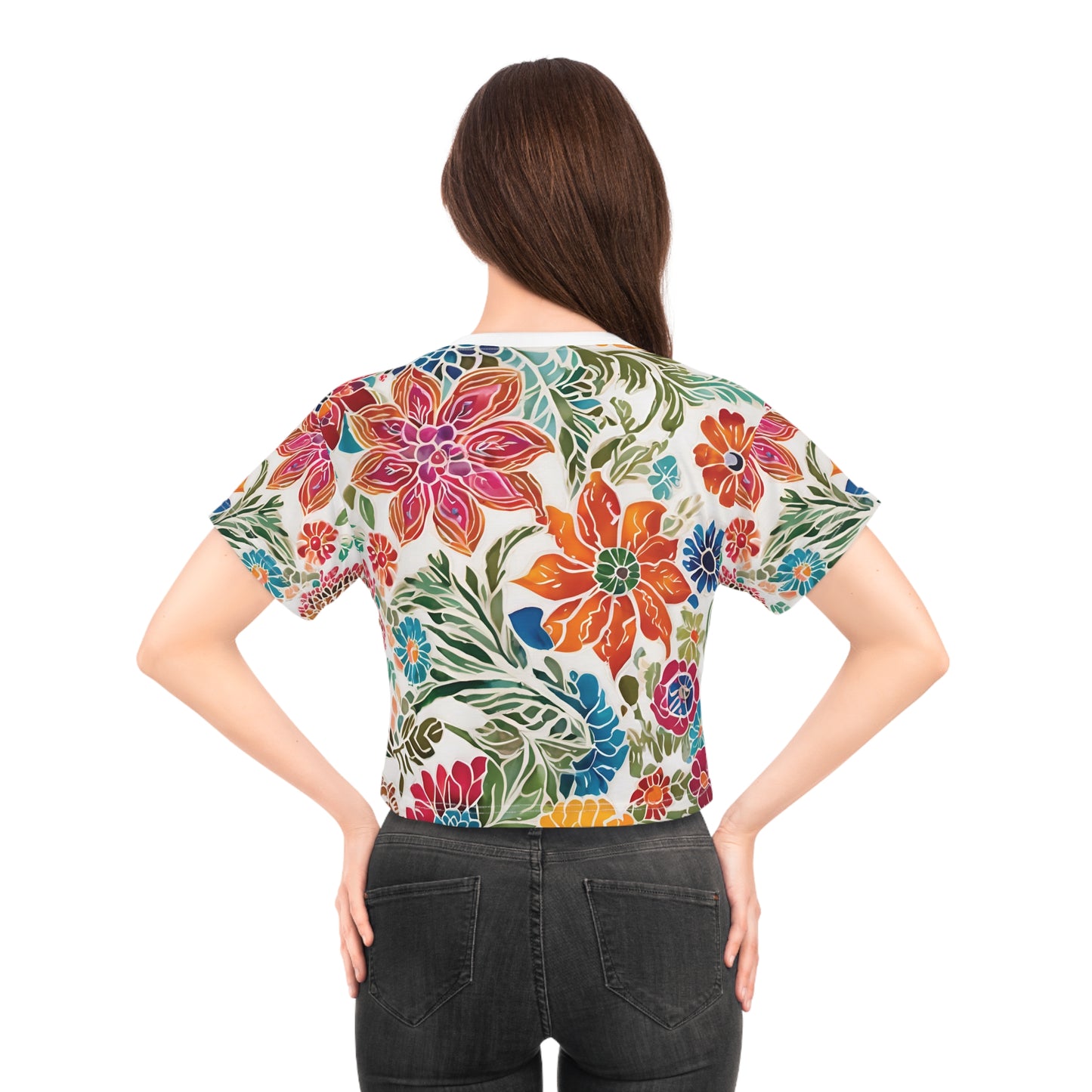 Spring Time Woman's Crop Tee