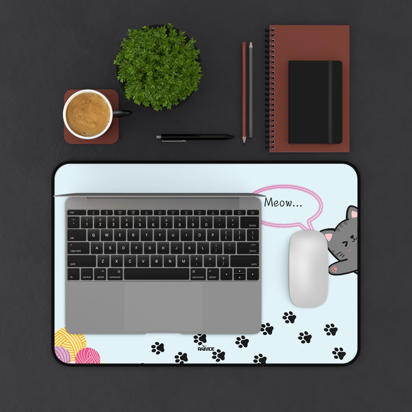 Cat Meow Desk Mat