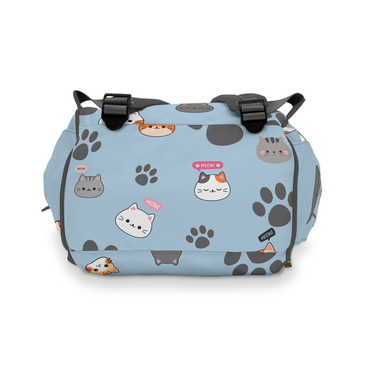 Cutie Family Diaper Backpack - Grey Strap