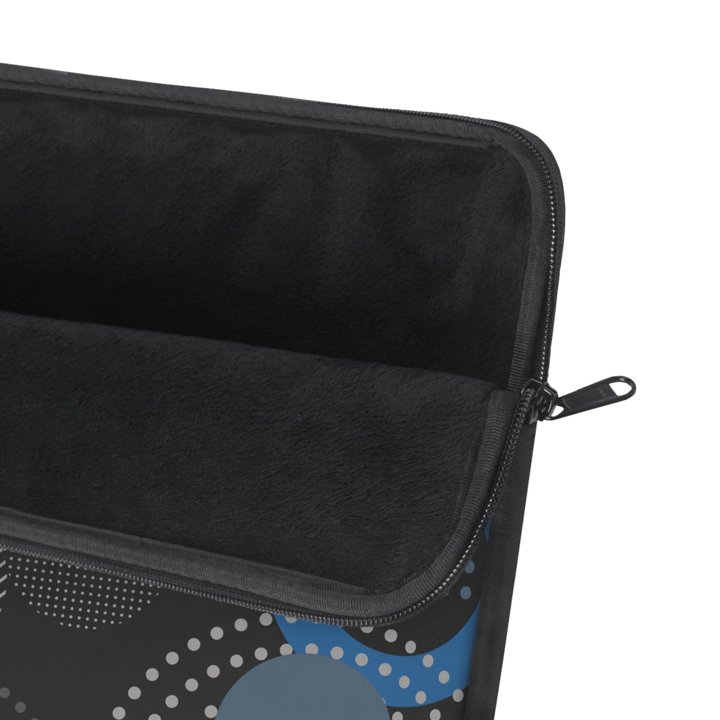 Funda para portátil con diseño geométrico negro