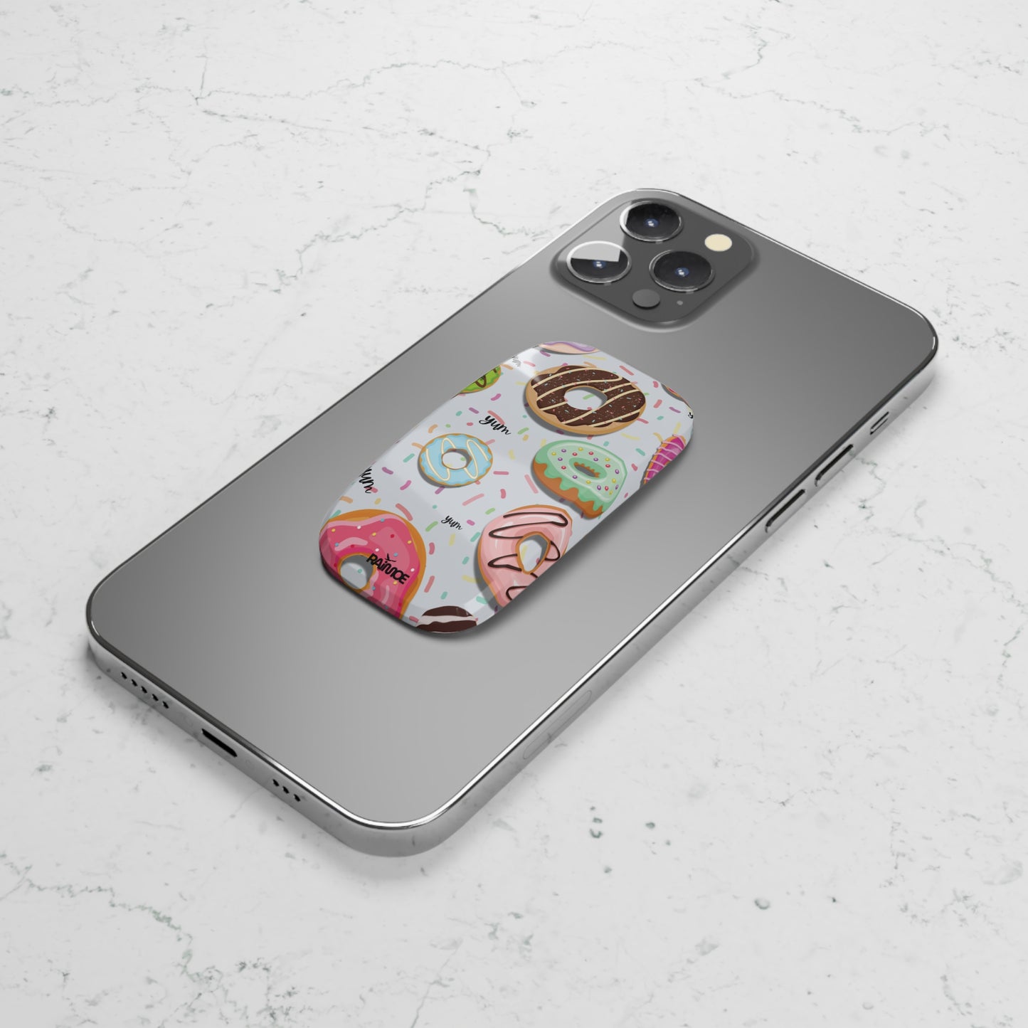 Agarre de clic para teléfono con forma de donut