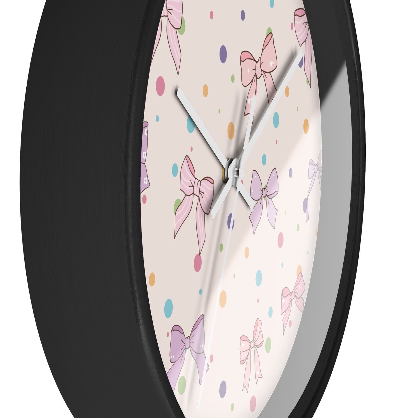Playful Bow Wall Clock