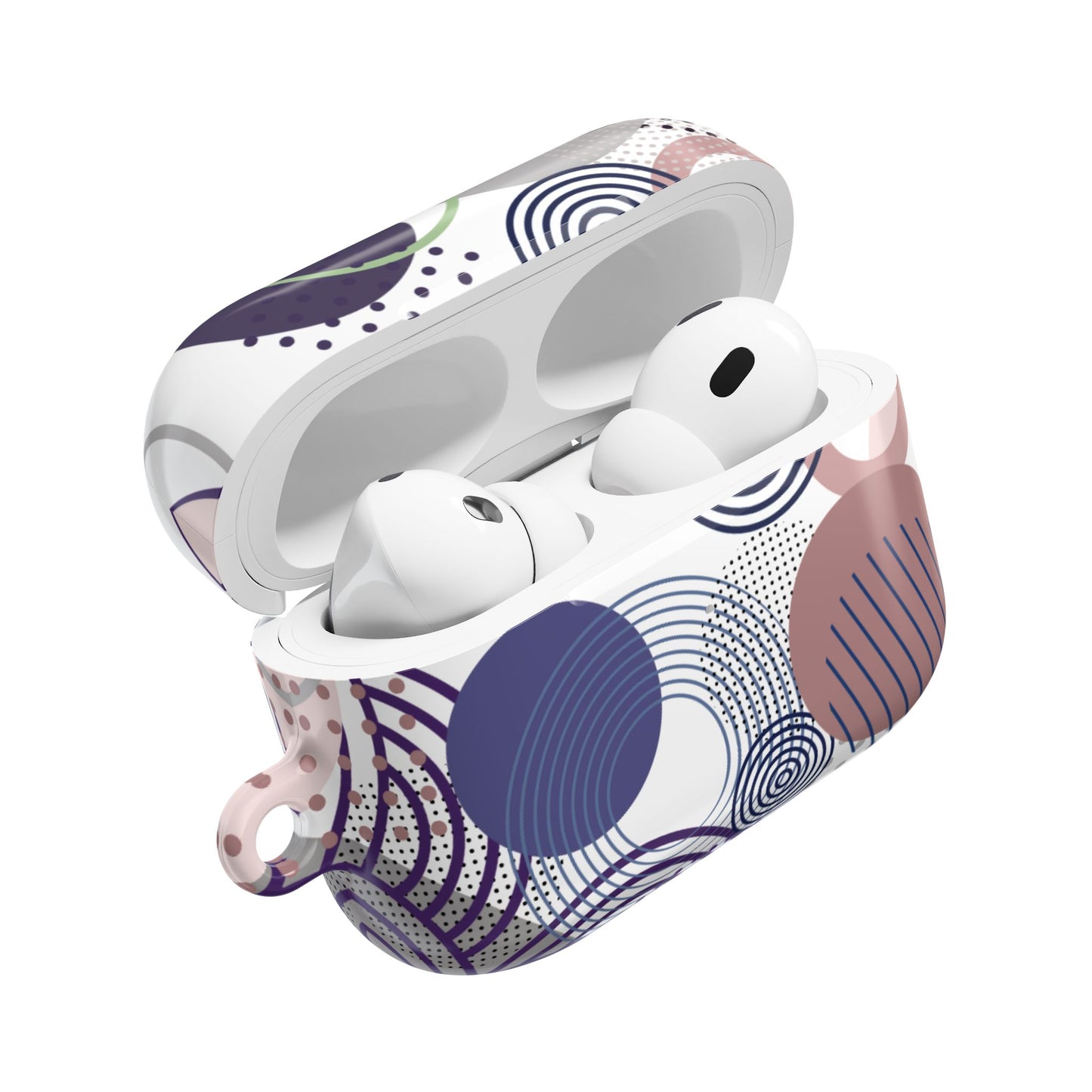 ジオメトリックホワイト - AirPods Pro 第2世代ケース