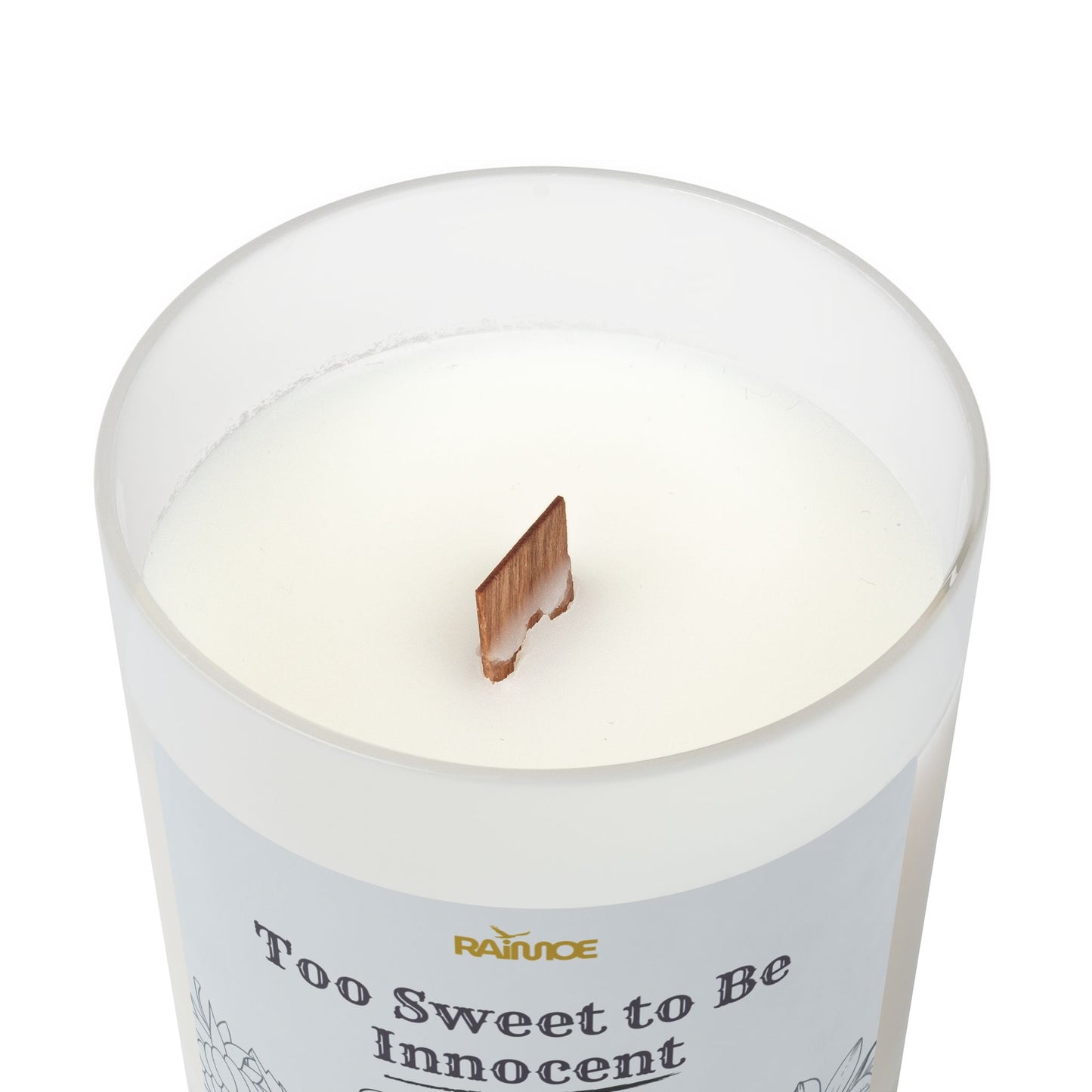 Frosted Glass Candle, 11 oz