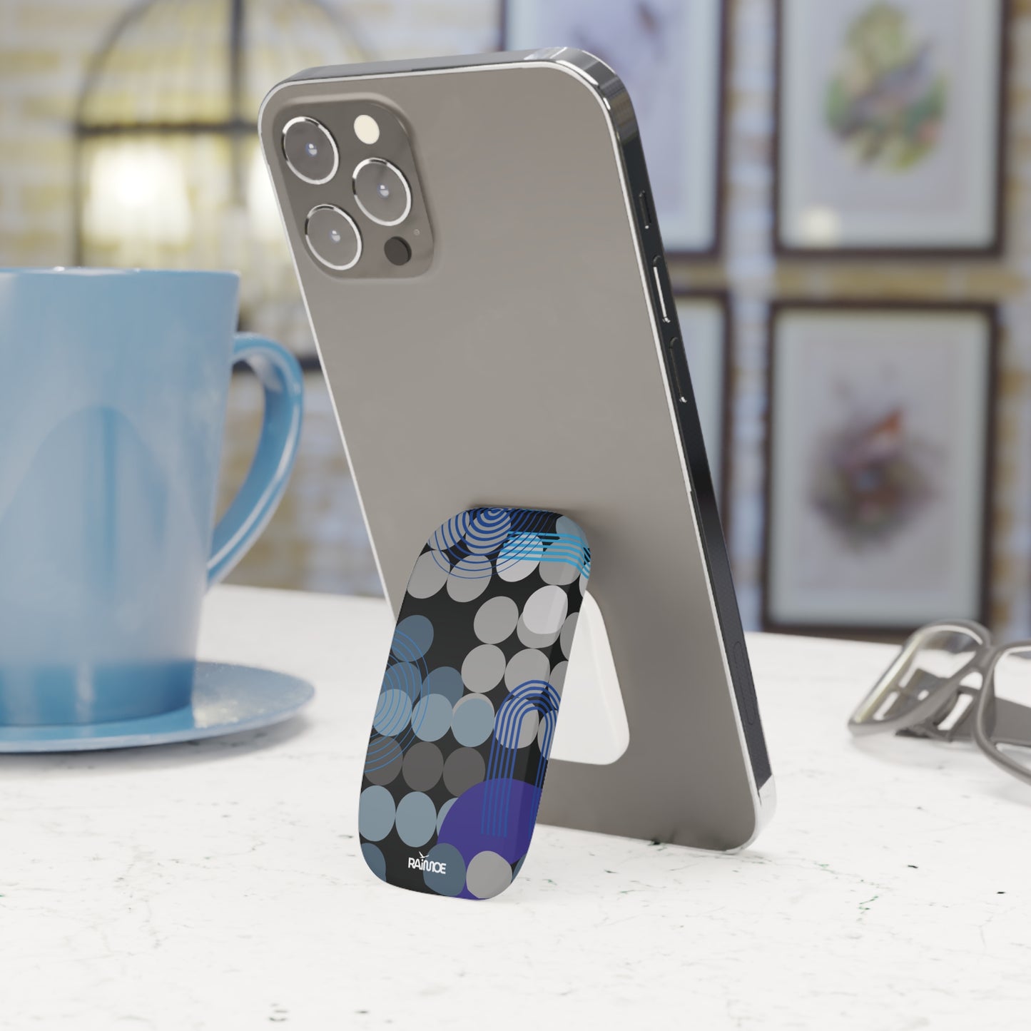 Dark Ellipse Phone Click-On Grip