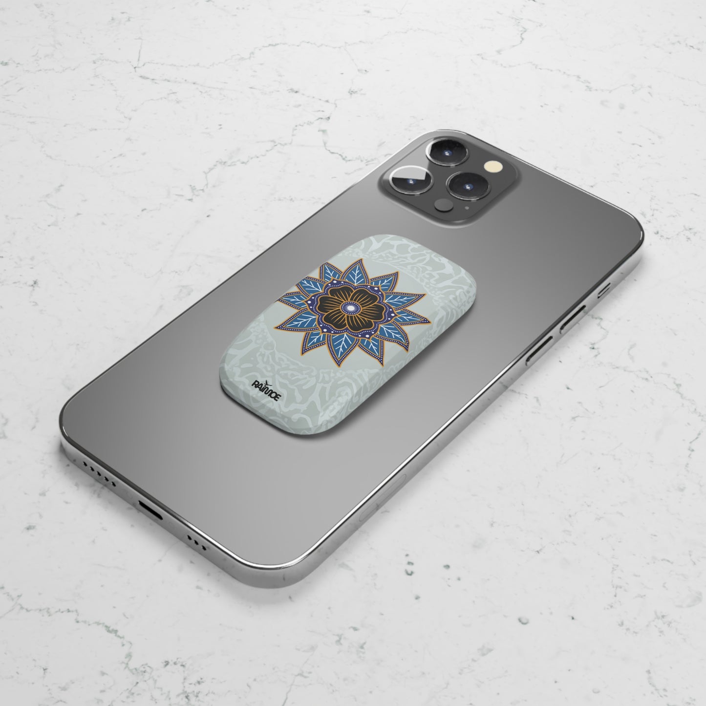 Agarre de clic para teléfono Blue Bloom