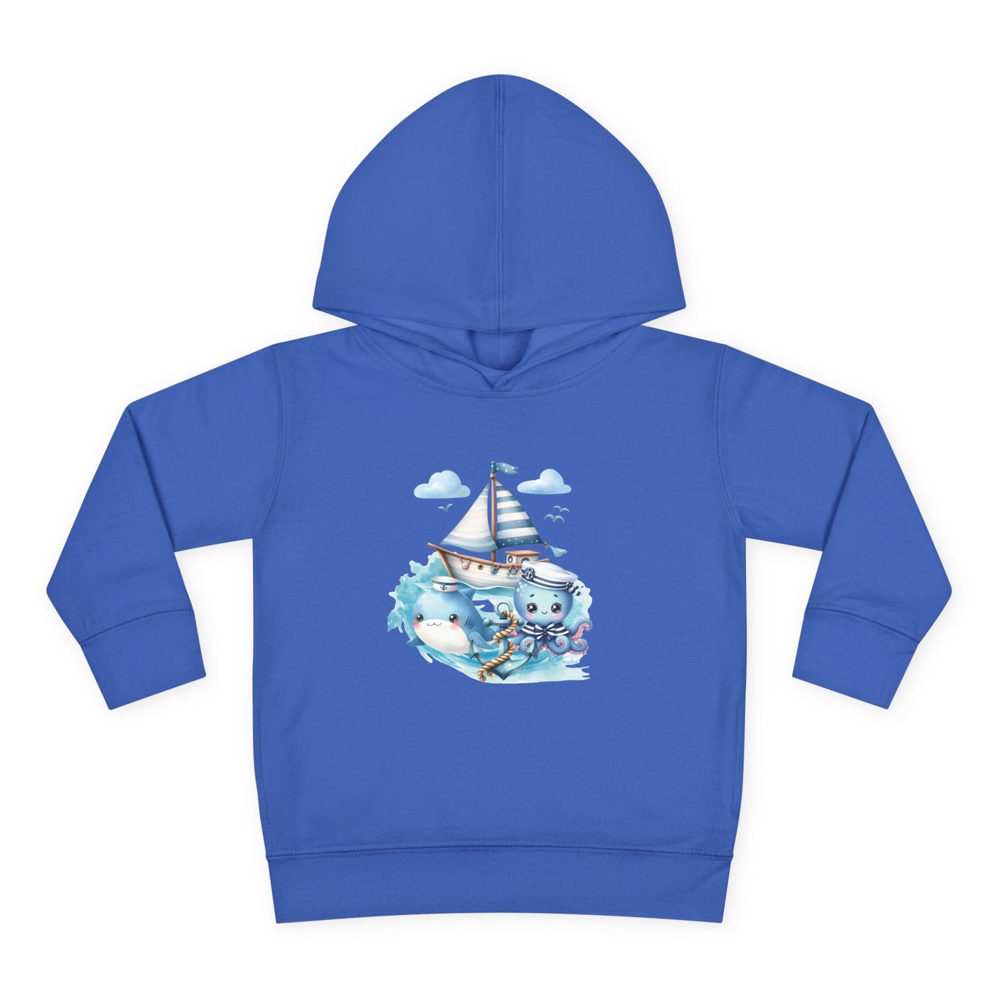 Nautical Sea Toddler Fleece Hoodie