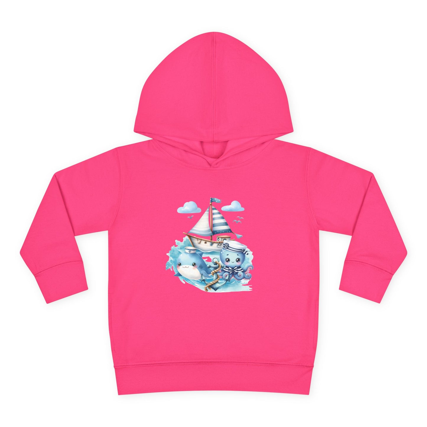 Nautical Sea Toddler Fleece Hoodie