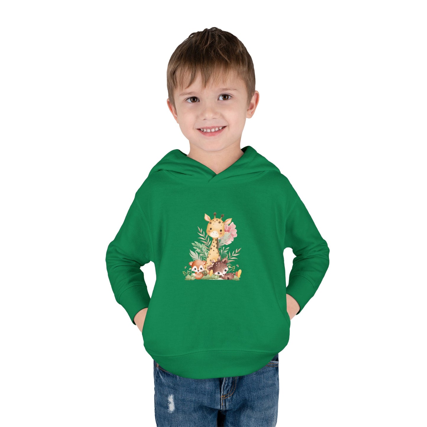 Animal Safari Toddler Fleece Hoodie