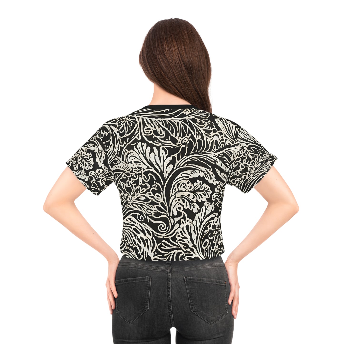 Leaf Stroke Woman's Crop Tee