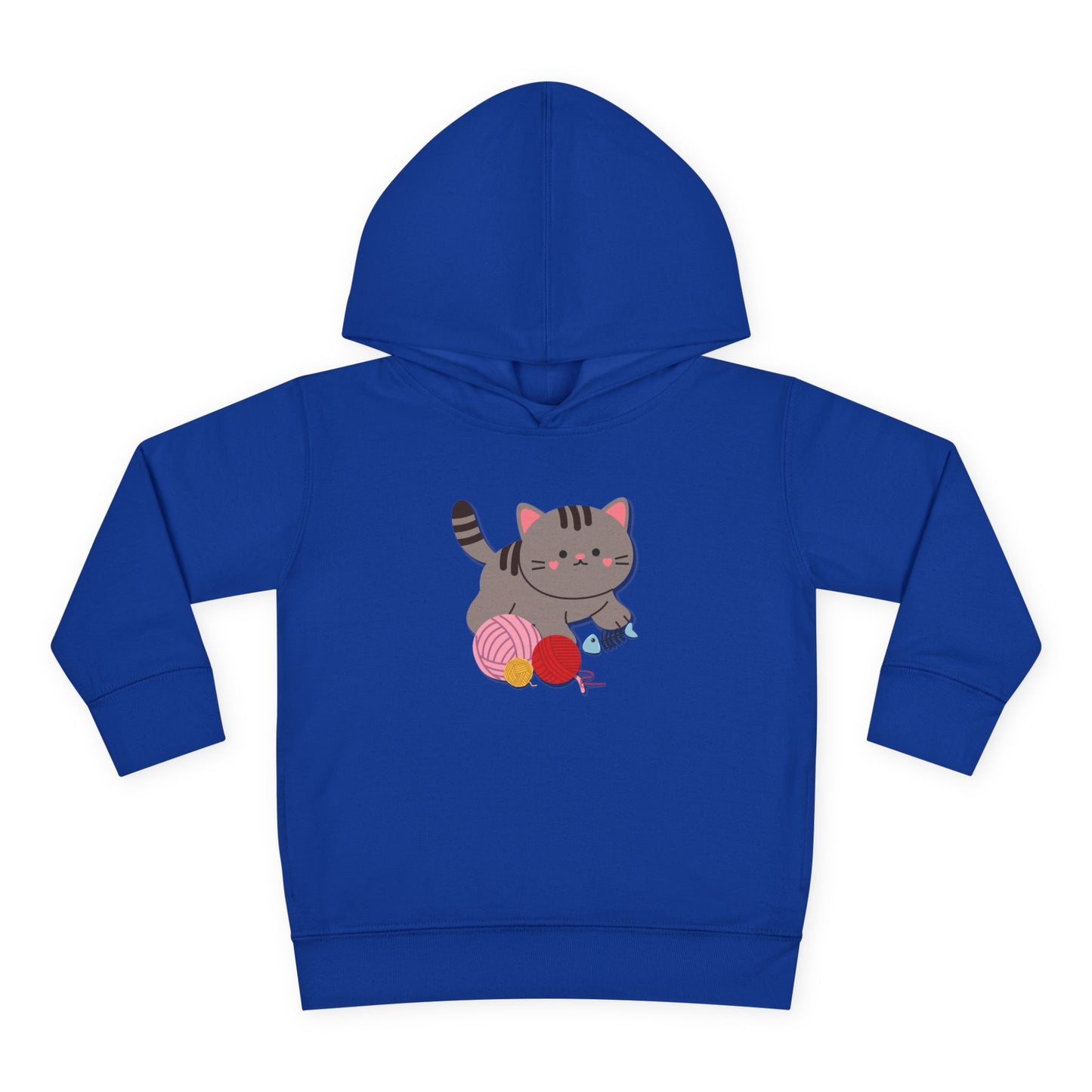 Cutie Kitten Toddler Fleece Hoodie