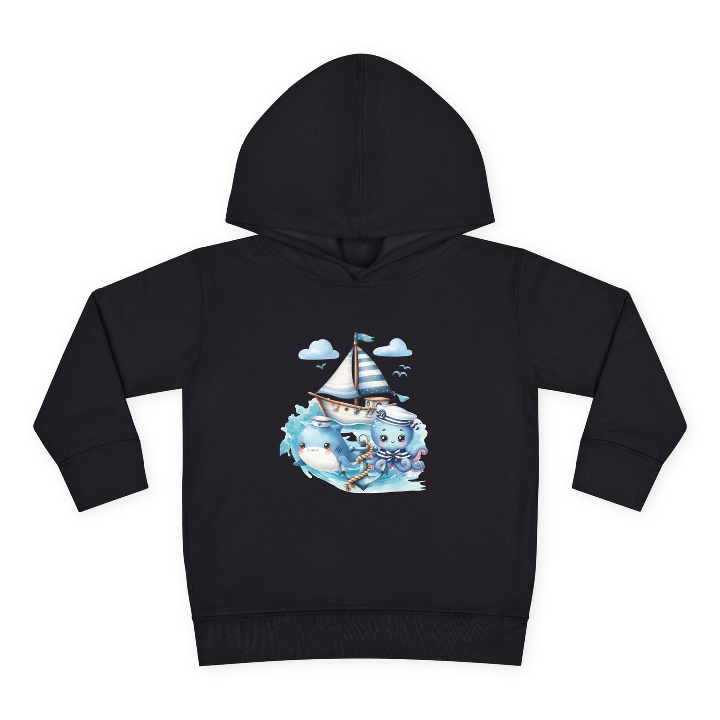 Nautical Sea Toddler Fleece Hoodie
