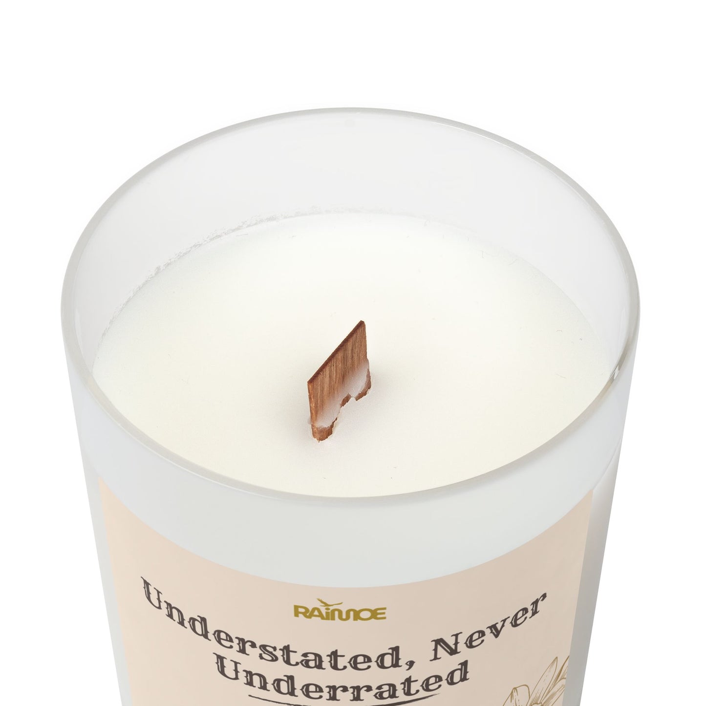 Frosted Glass Candle, 11 oz