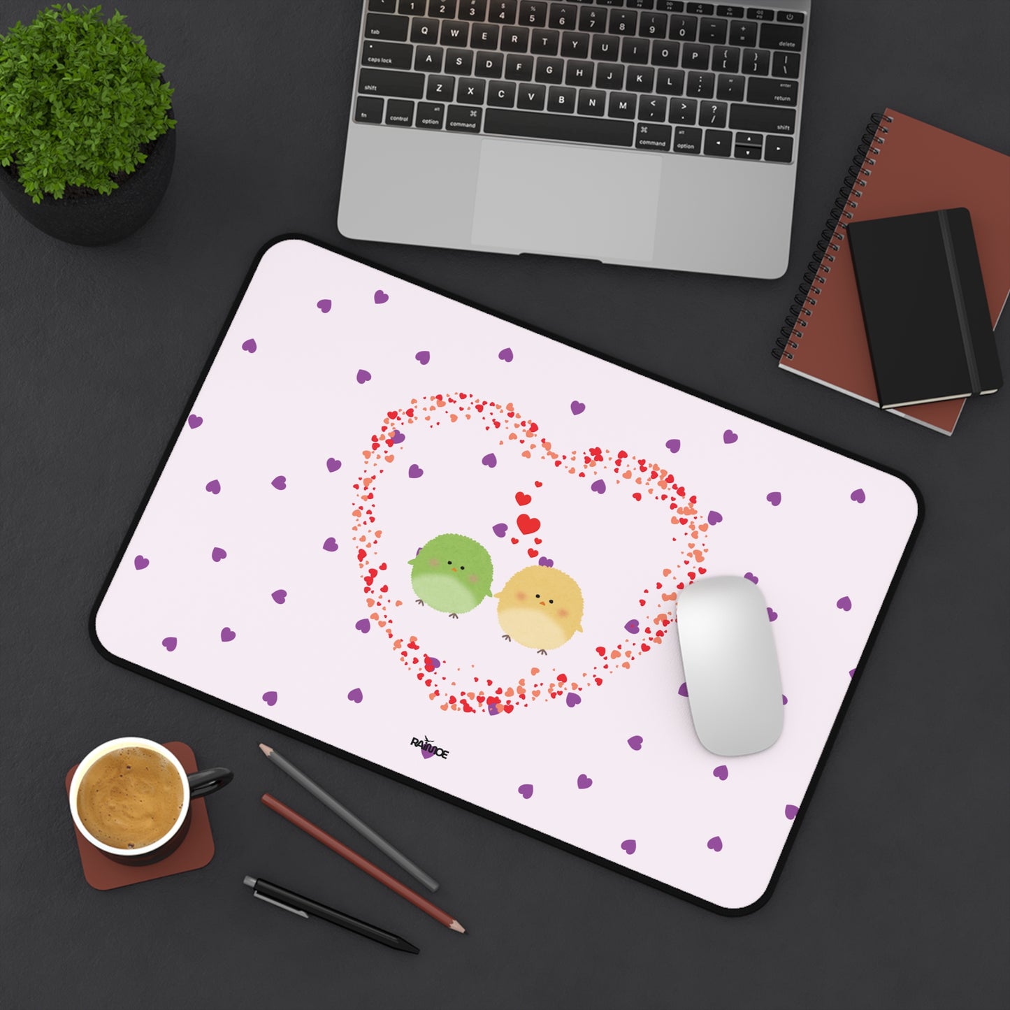 Love Birdie Desk Mat
