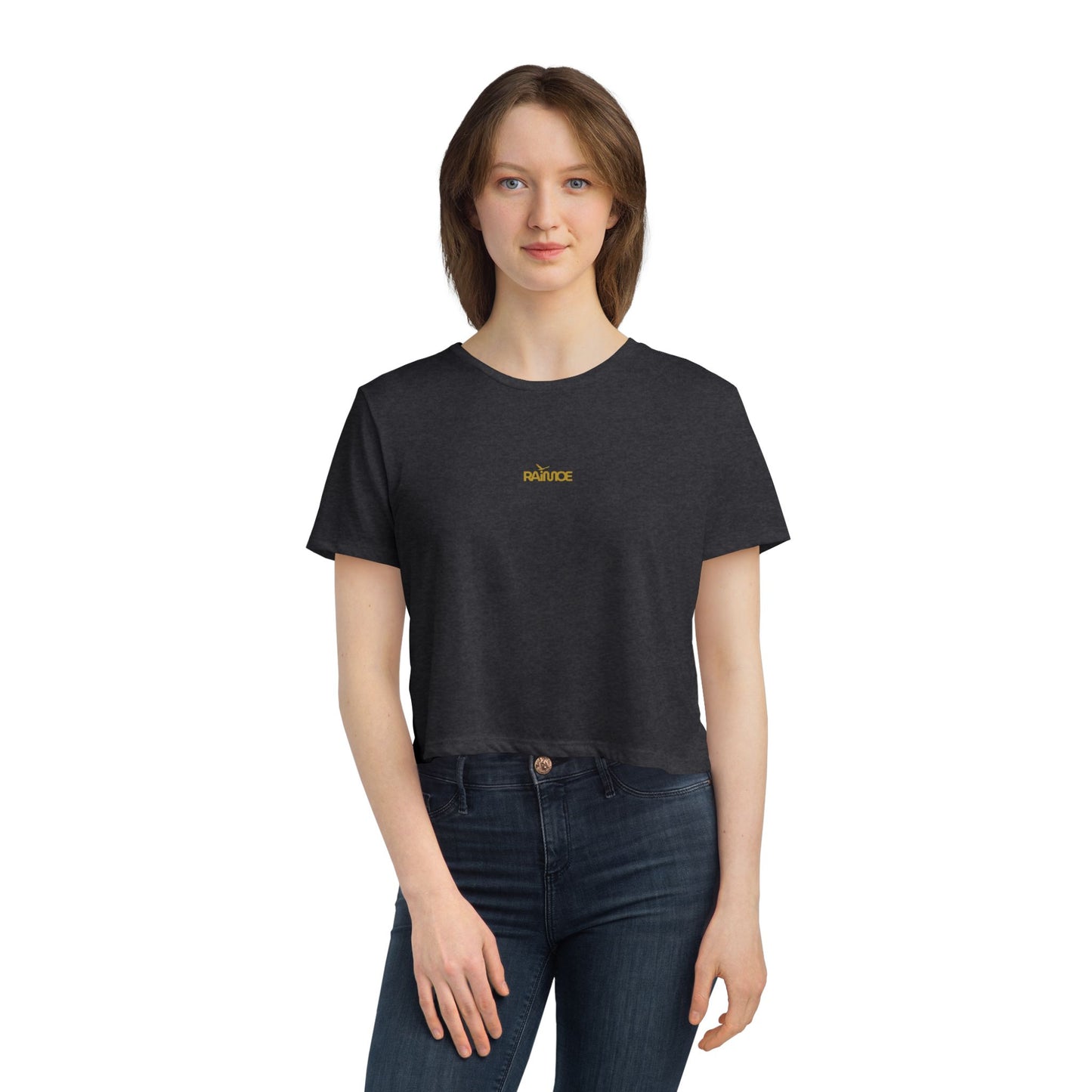 RAIMOE レディース フローリー クロップド Tシャツ