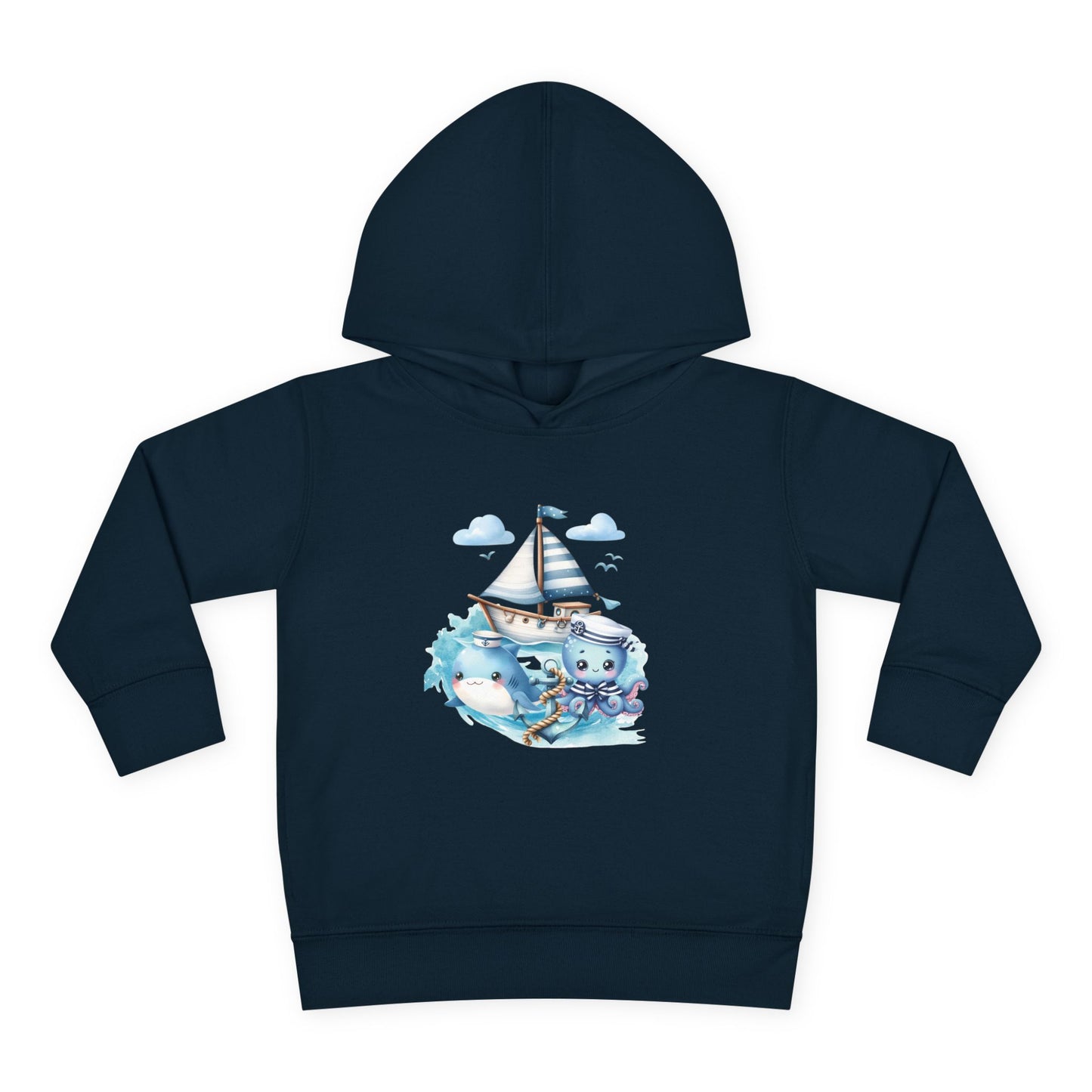 Nautical Sea Toddler Fleece Hoodie