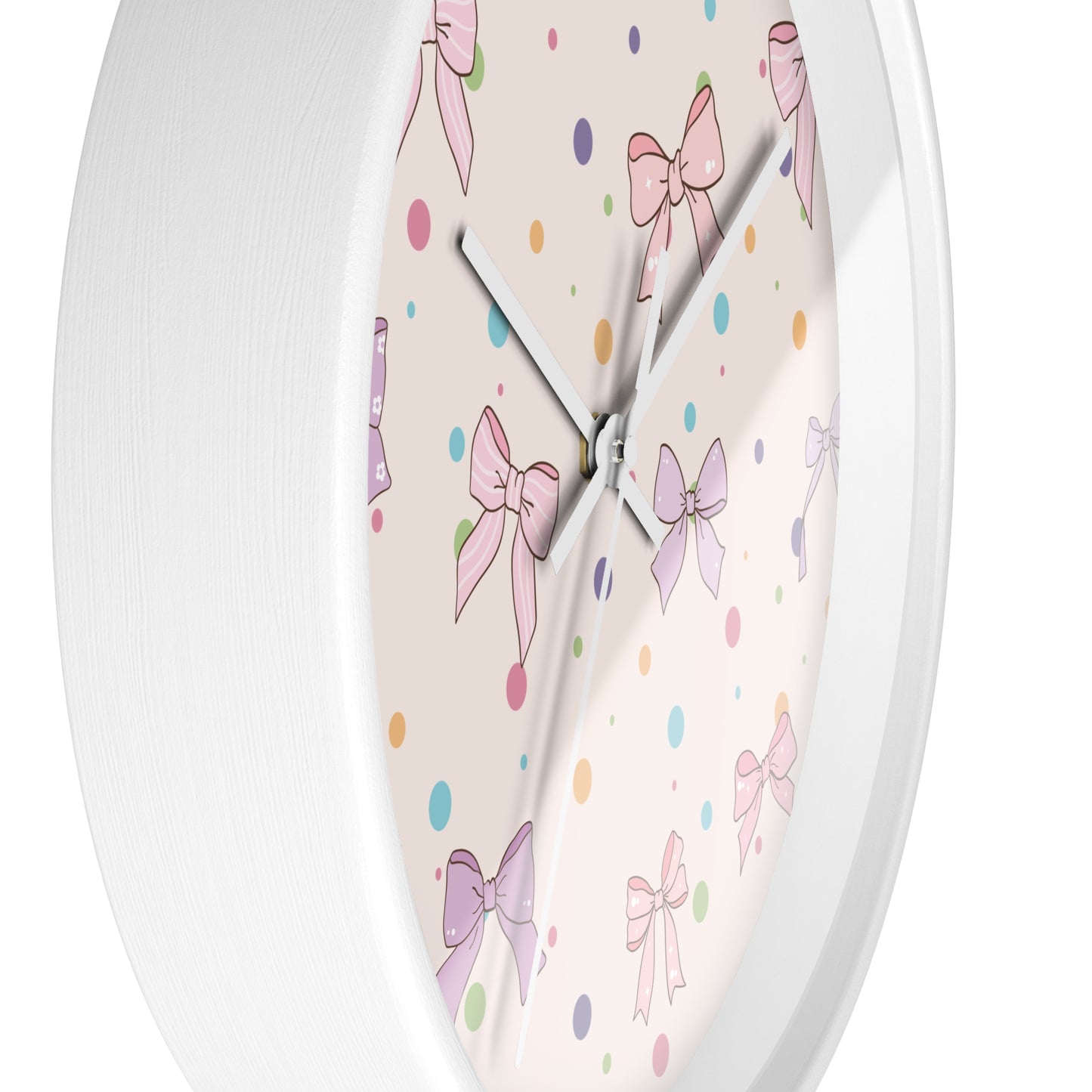 Playful Bow Wall Clock