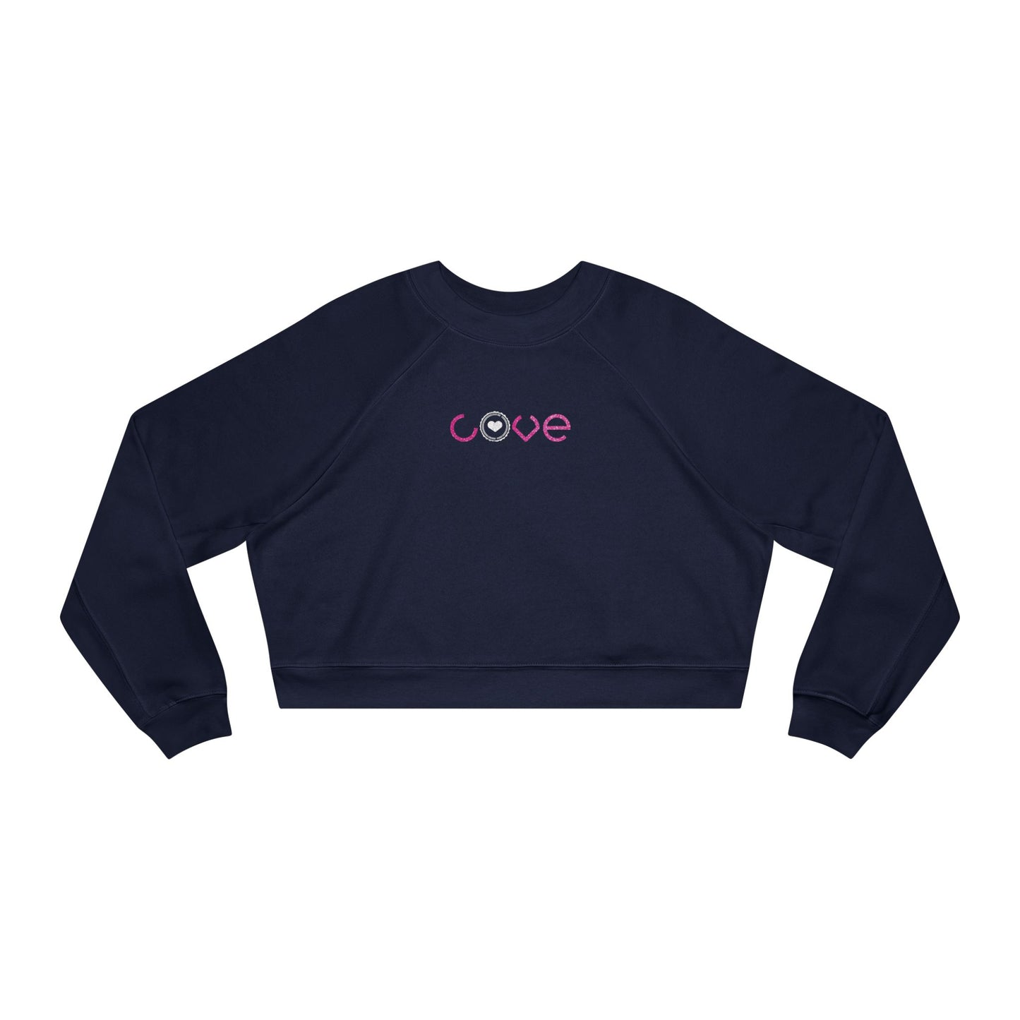 LOVE Cropped Fleece Pullover