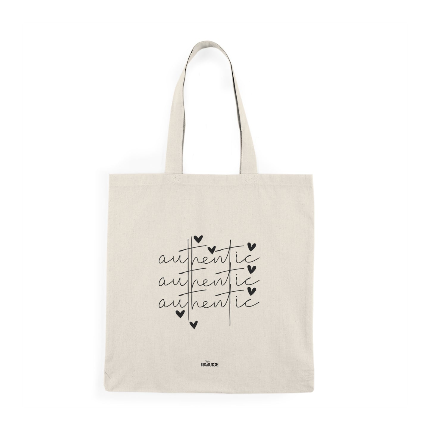 Authentic Heart Eco Friendly Tote Bag