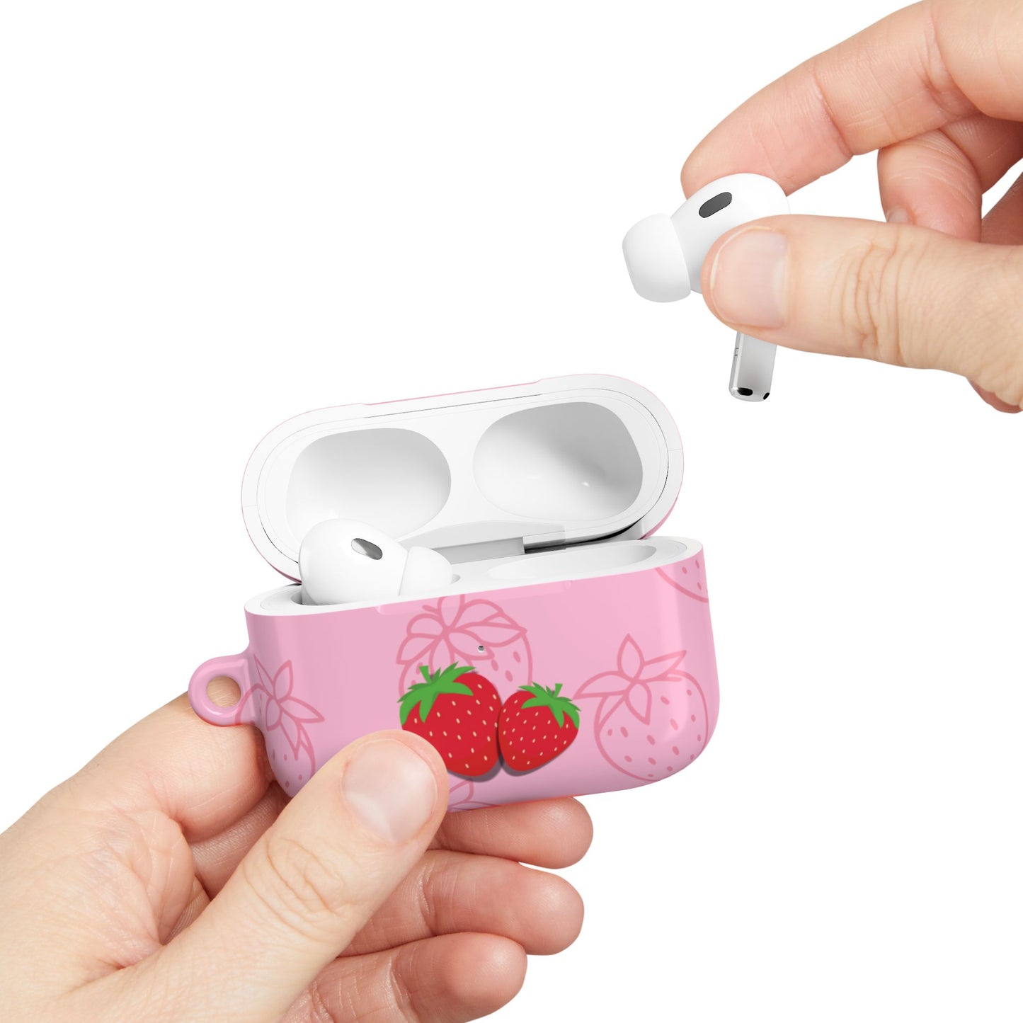 Estuche para AirPods Pro Gen 2 con sabor a fresa jugosa
