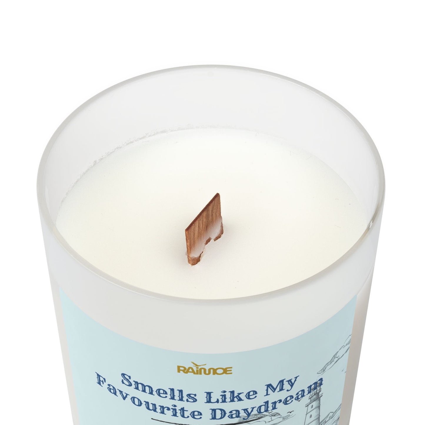 Frosted Glass Candle, 11 oz