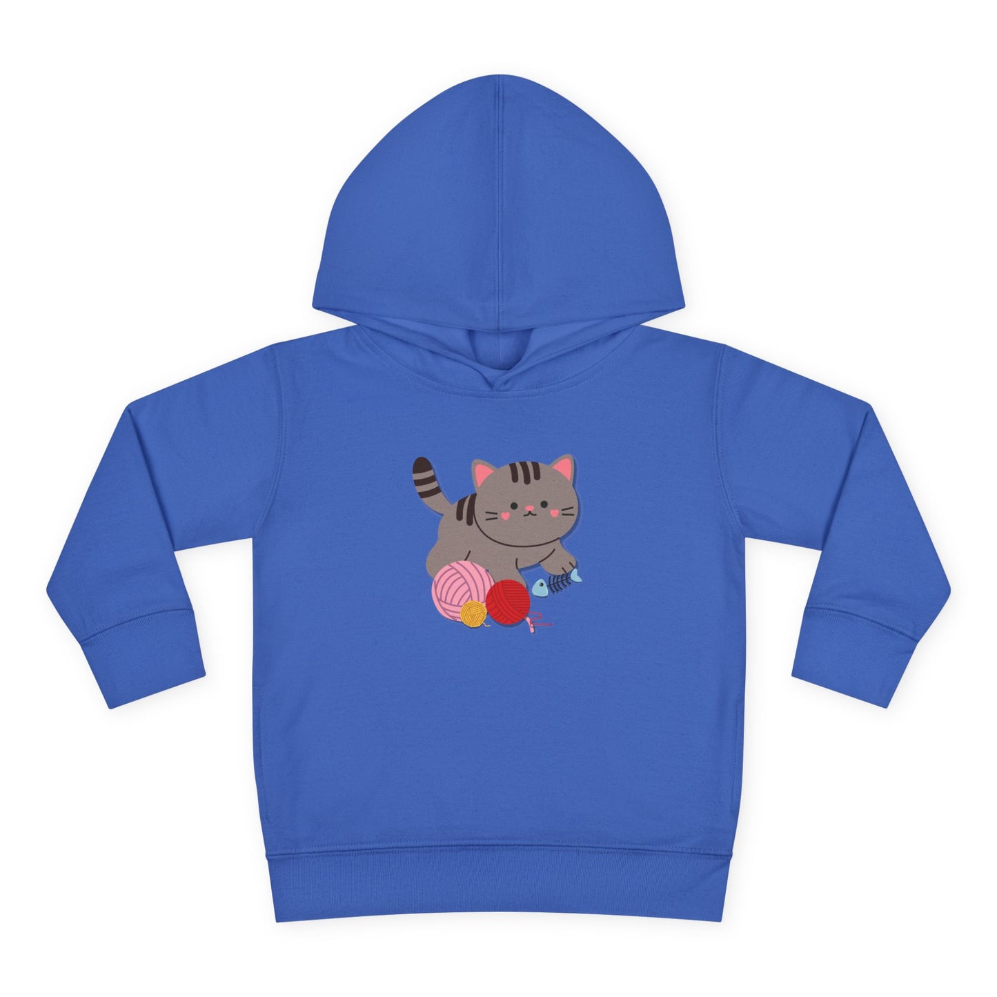 Cutie Kitten Toddler Fleece Hoodie