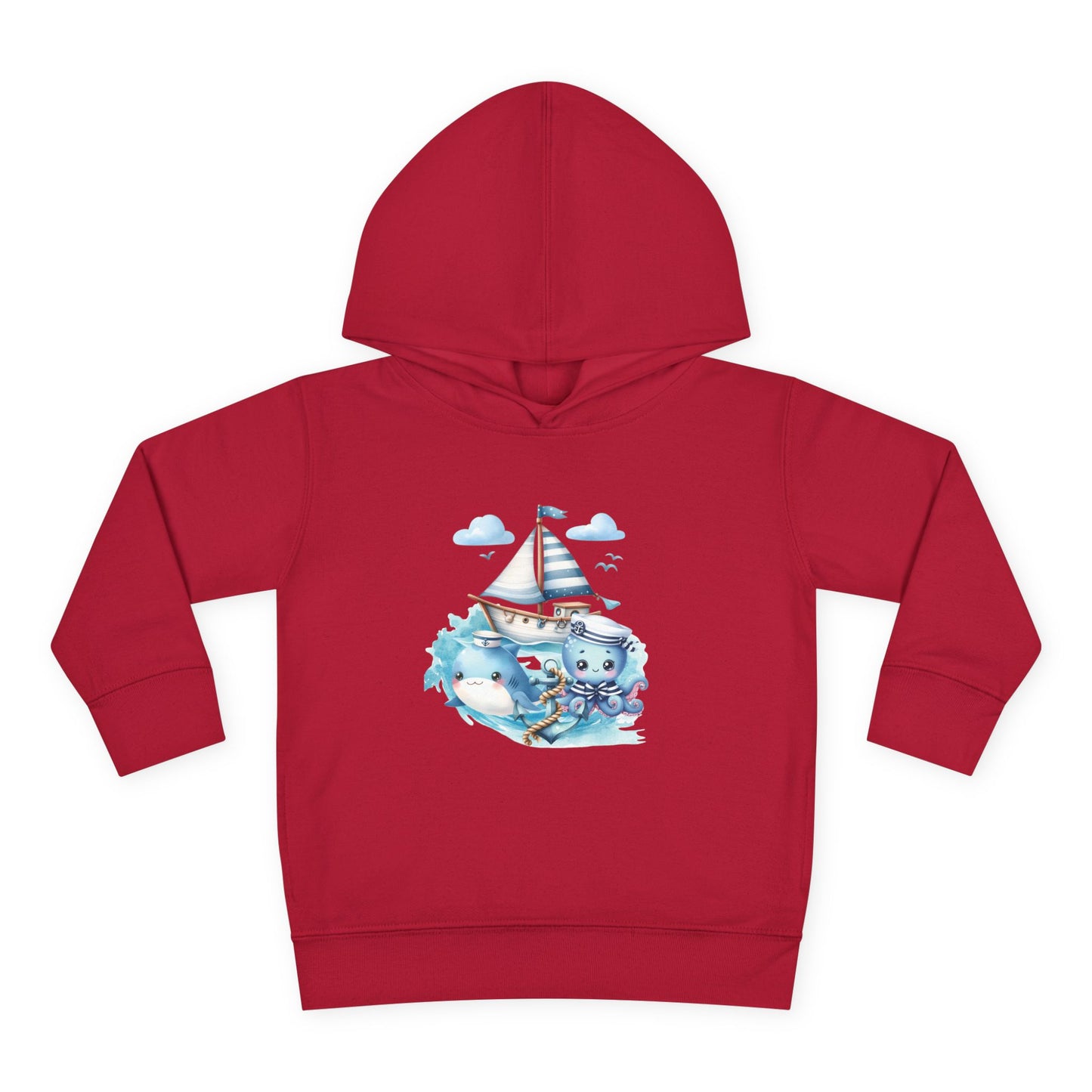 Nautical Sea Toddler Fleece Hoodie