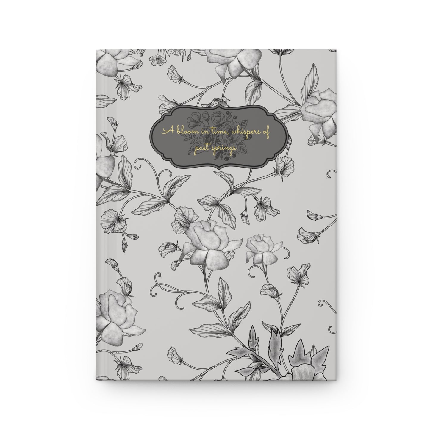 Victorian Floral Hardcover Journal (5.75" x 8")