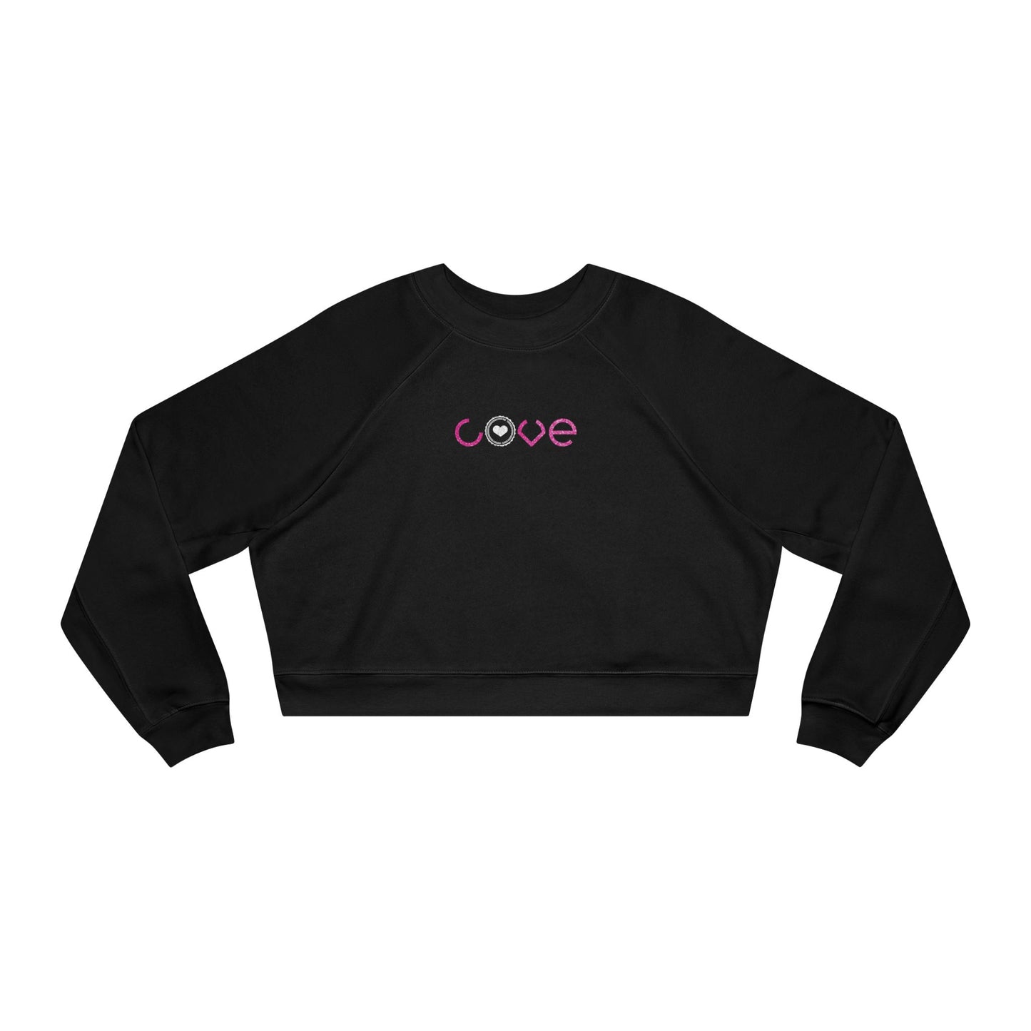 LOVE Cropped Fleece Pullover