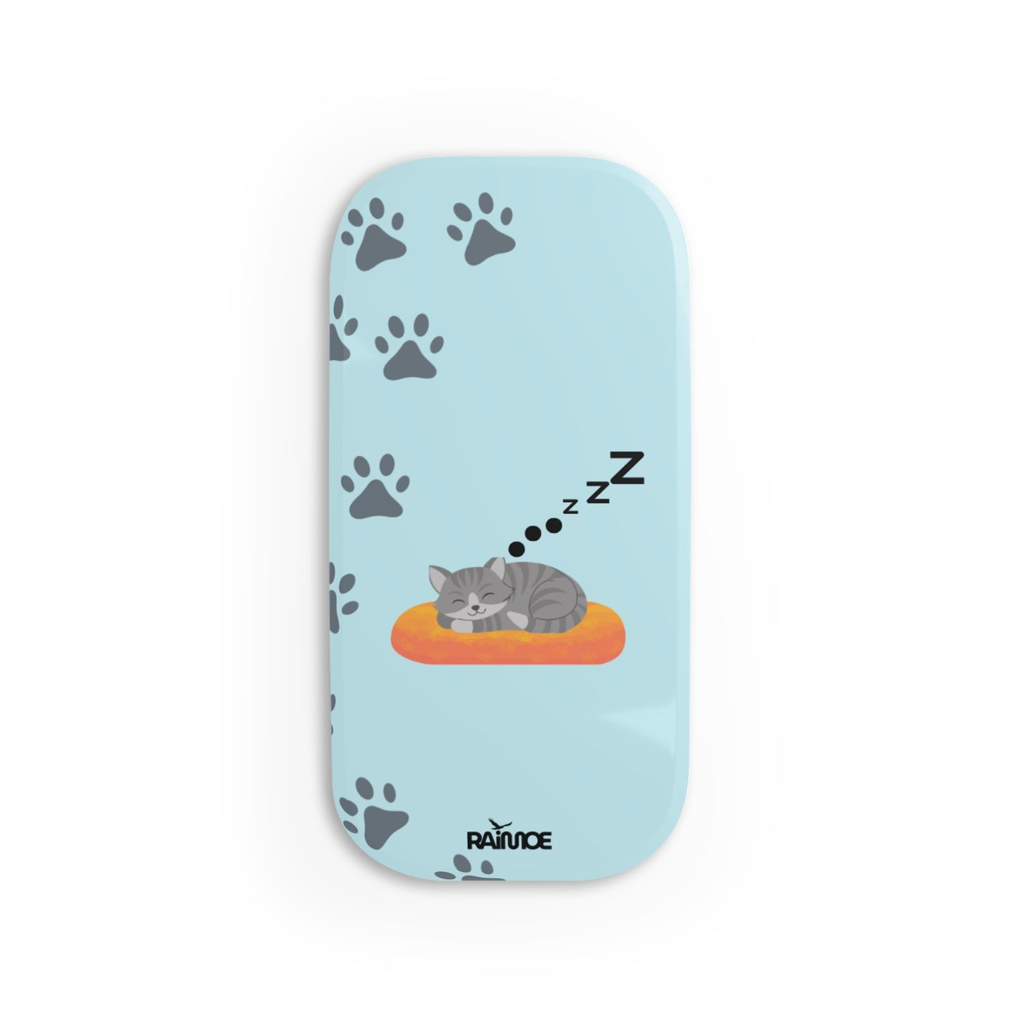 Snoozy Kitty Phone Click-On Grip