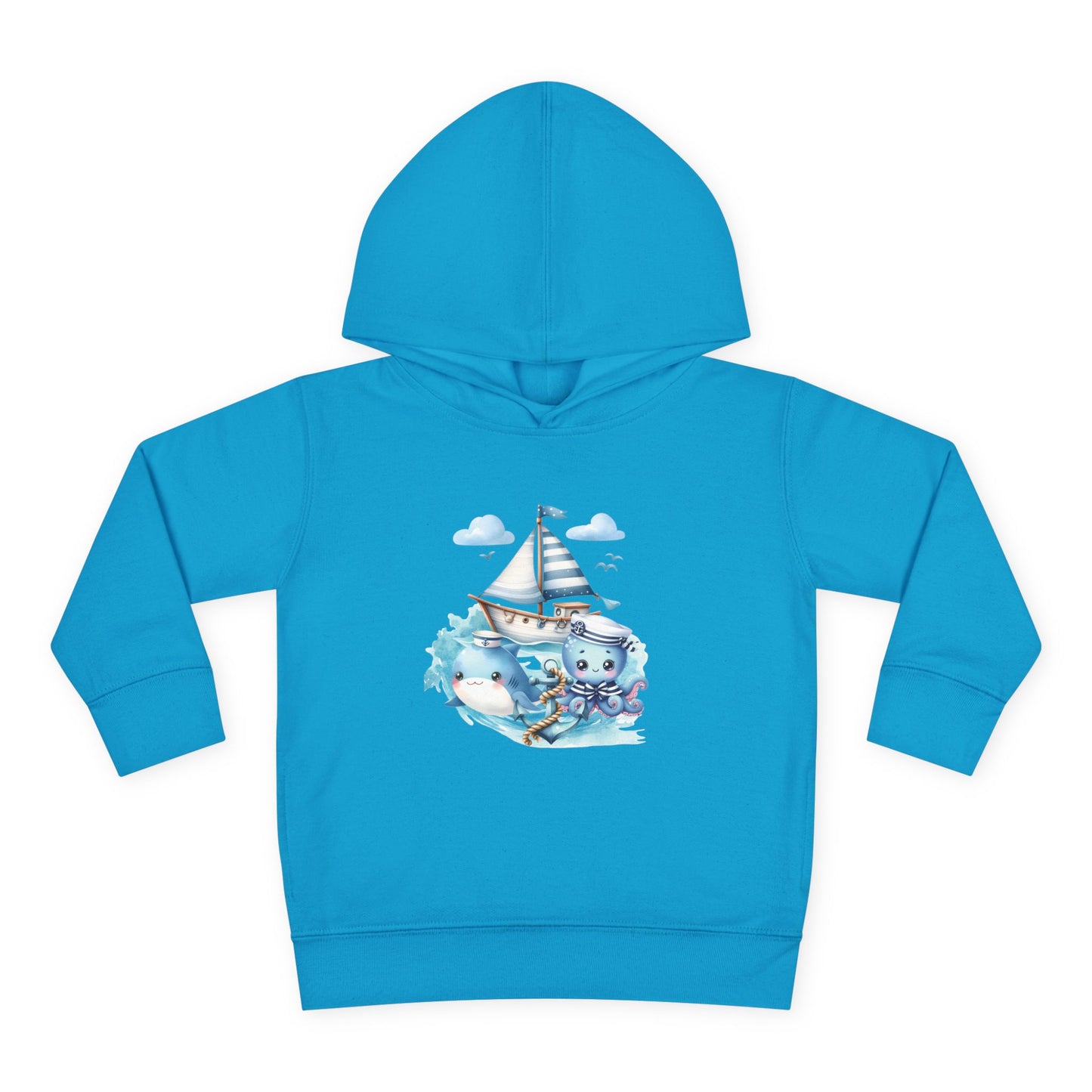 Nautical Sea Toddler Fleece Hoodie