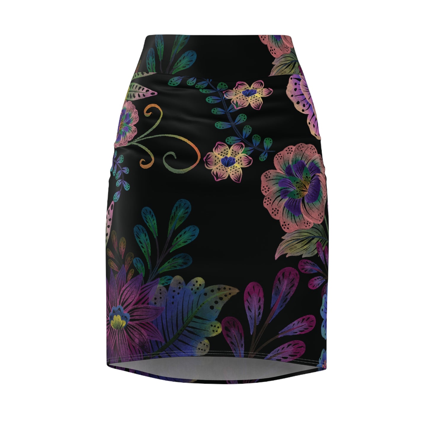 Pink Lumina Women's Pencil Skirt