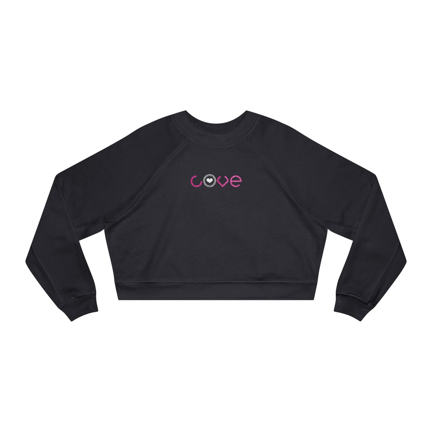 LOVE Cropped Fleece Pullover